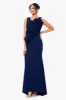 "CeCe" Long Scuba Crepe 3D Flower Dress sold by Betsy & Adam
