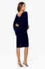 "Leona" Short Velvet Drape Back Dress sold by Betsy & Adam