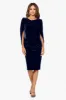 "Leona" Short Velvet Drape Back Dress sold by Betsy & Adam