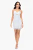 "Cindy" Short Sequin Keyhole Cutout Party Dress sold by Betsy & Adam