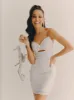 "Cindy" Short Sequin Keyhole Cutout Party Dress sold by Betsy & Adam