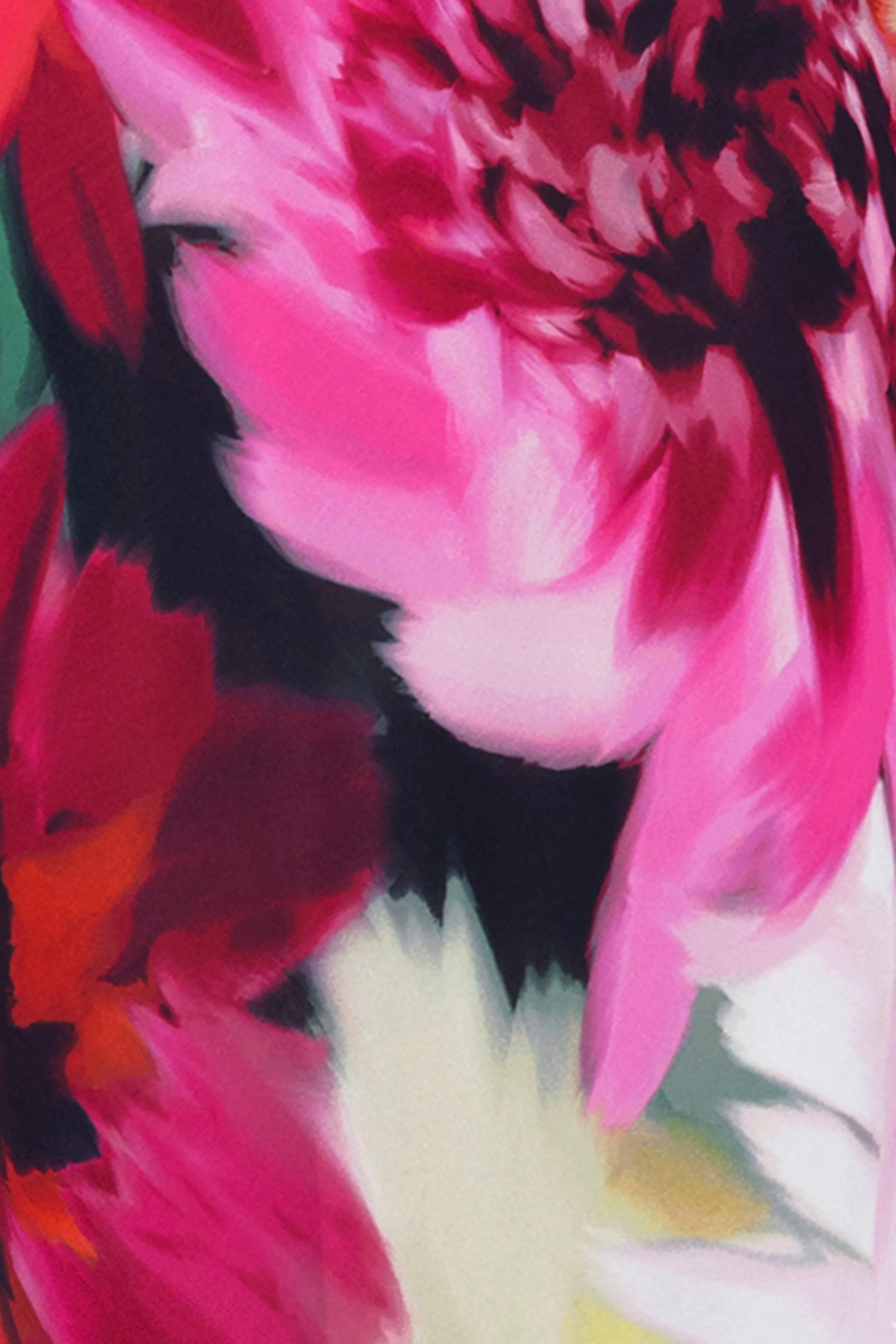 "Olivia" High Neck Chiffon Print Gown sold by Betsy & Adam product image thumbnail 5