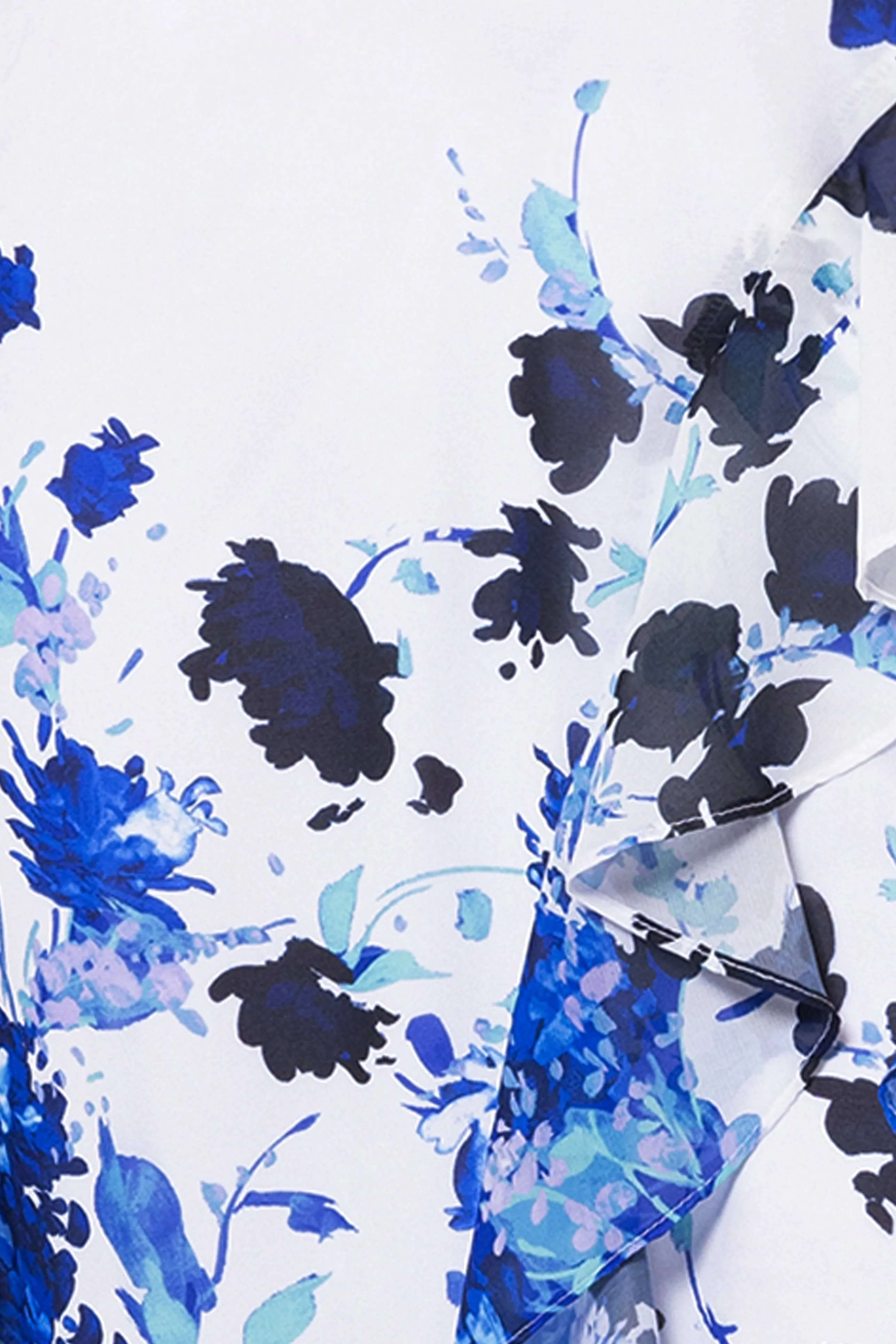 "Melanie" Chiffon Print Floor Length Dress sold by Betsy & Adam product image thumbnail 5