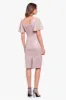 "Yvonne" Short Galaxy Glitter Mid Length Dress sold by Betsy & Adam