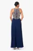 Petite "Becca" Long Beaded Top Chiffon Dress sold by Betsy & Adam