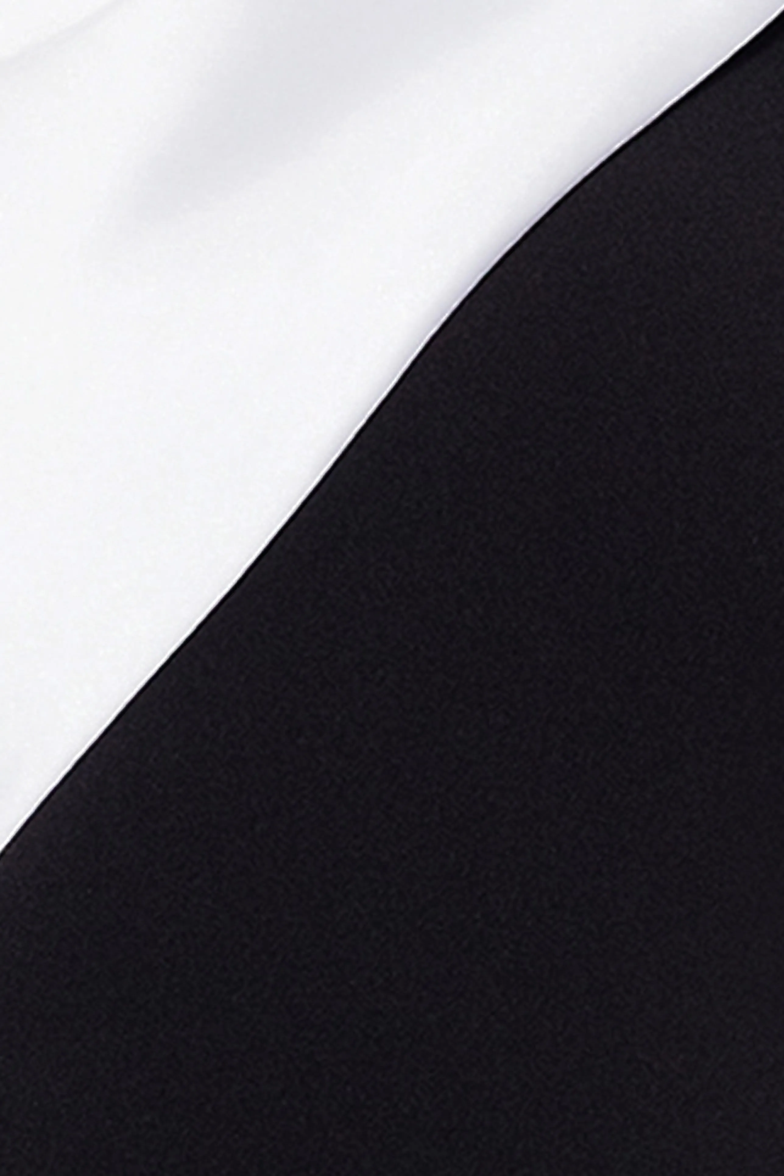 "Havannah" Long One Shoulder Scuba Crepe Flower Dress sold by Betsy & Adam product image thumbnail 5