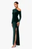 "Annette" Long Velvet Drop Shoulder Long Sleeve Dress sold by Betsy & Adam