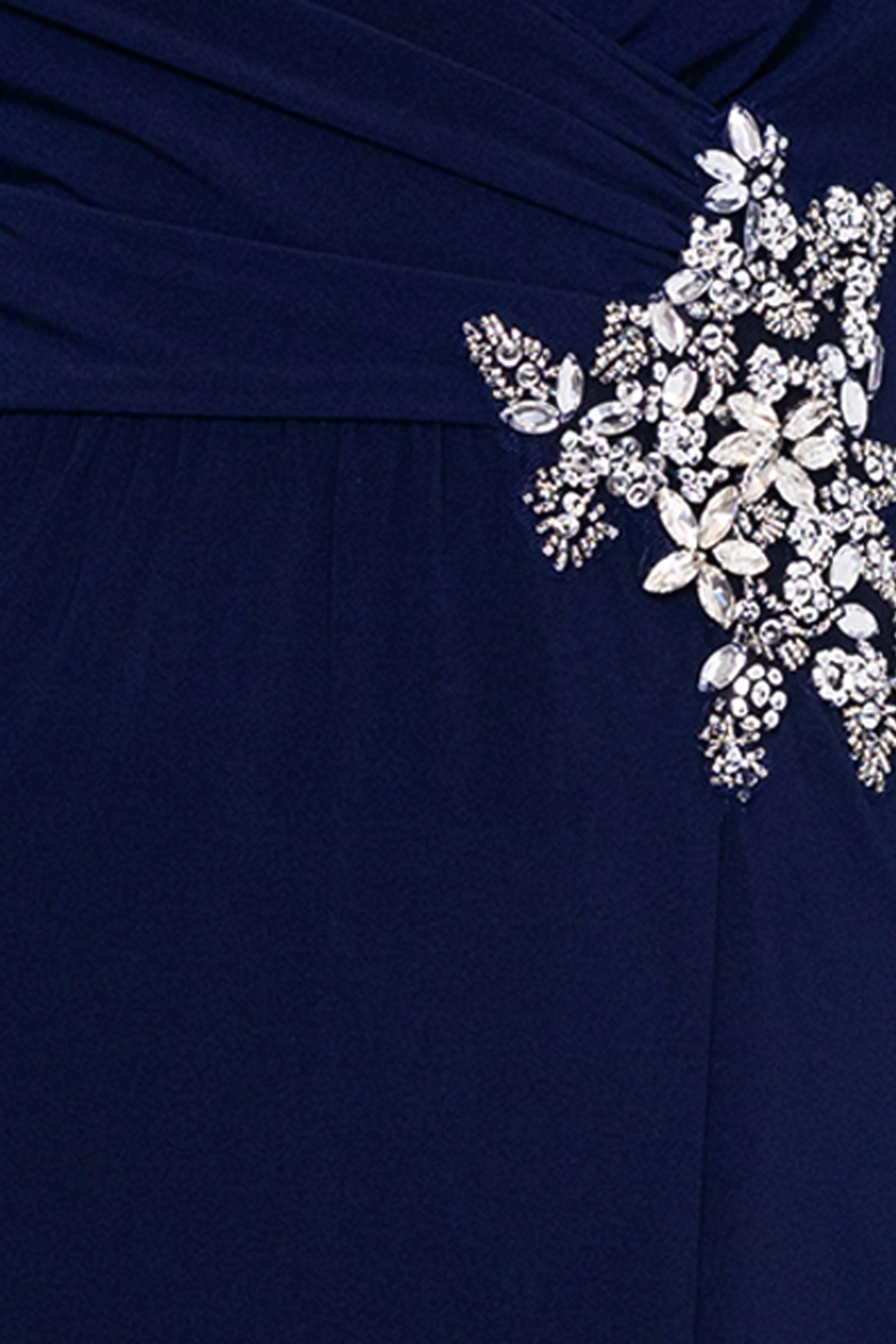 "Gerri" Long Jersey Knit Long Sleeve Embellished Dress sold by Betsy & Adam product image thumbnail 5