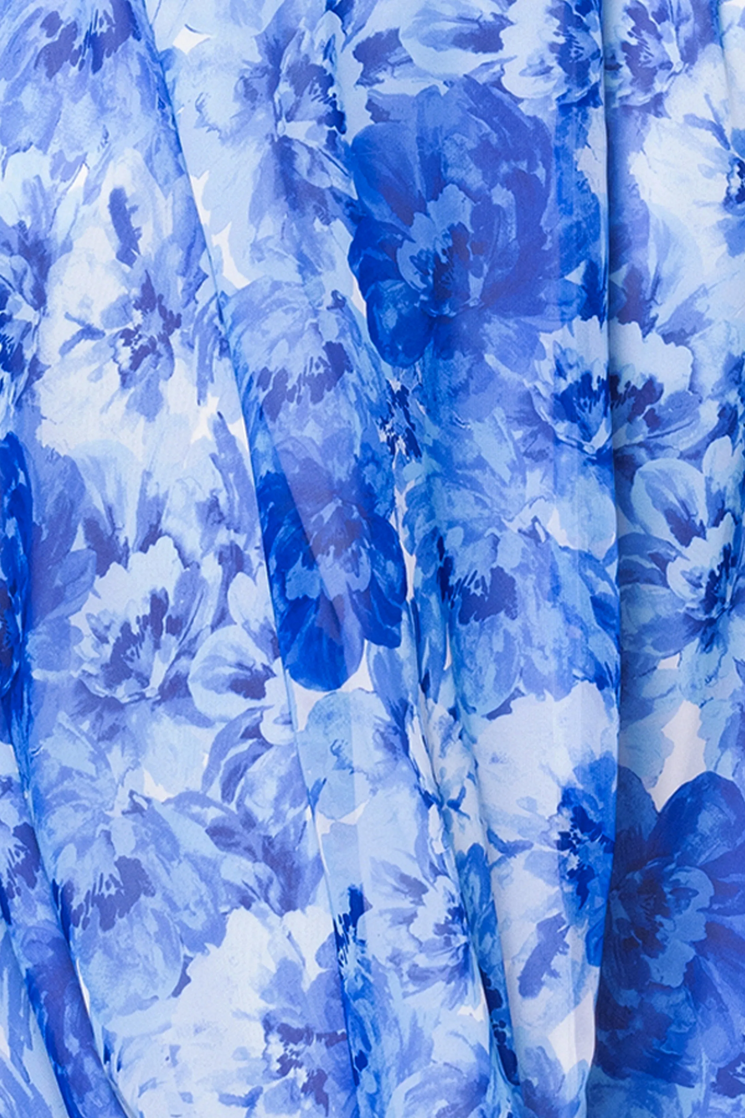 "Jaime" Print Chiffon V-Neck Floor Length Dress sold by Betsy & Adam product image thumbnail 5