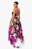 "Gabriella" High-Low Print Lamour Ballgown sold by Betsy & Adam