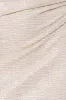 Petite "Bethany" Crinkle Metallic Rouched Floor Length Dress sold by Betsy & Adam