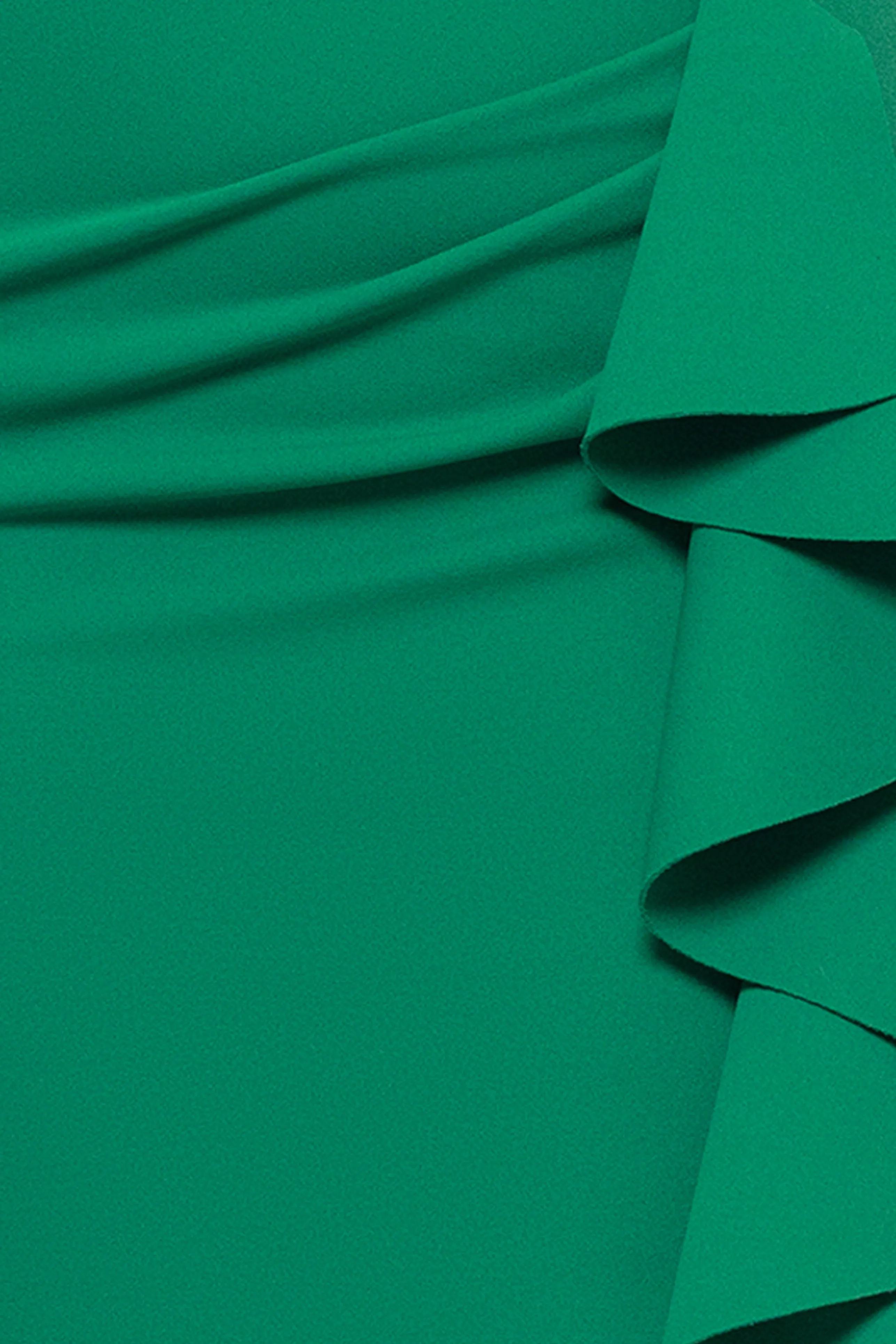 Plus "Kourtney" Scuba Crepe Off the Shoulder Ruffle Midi Dress sold by Betsy & Adam product image thumbnail 5