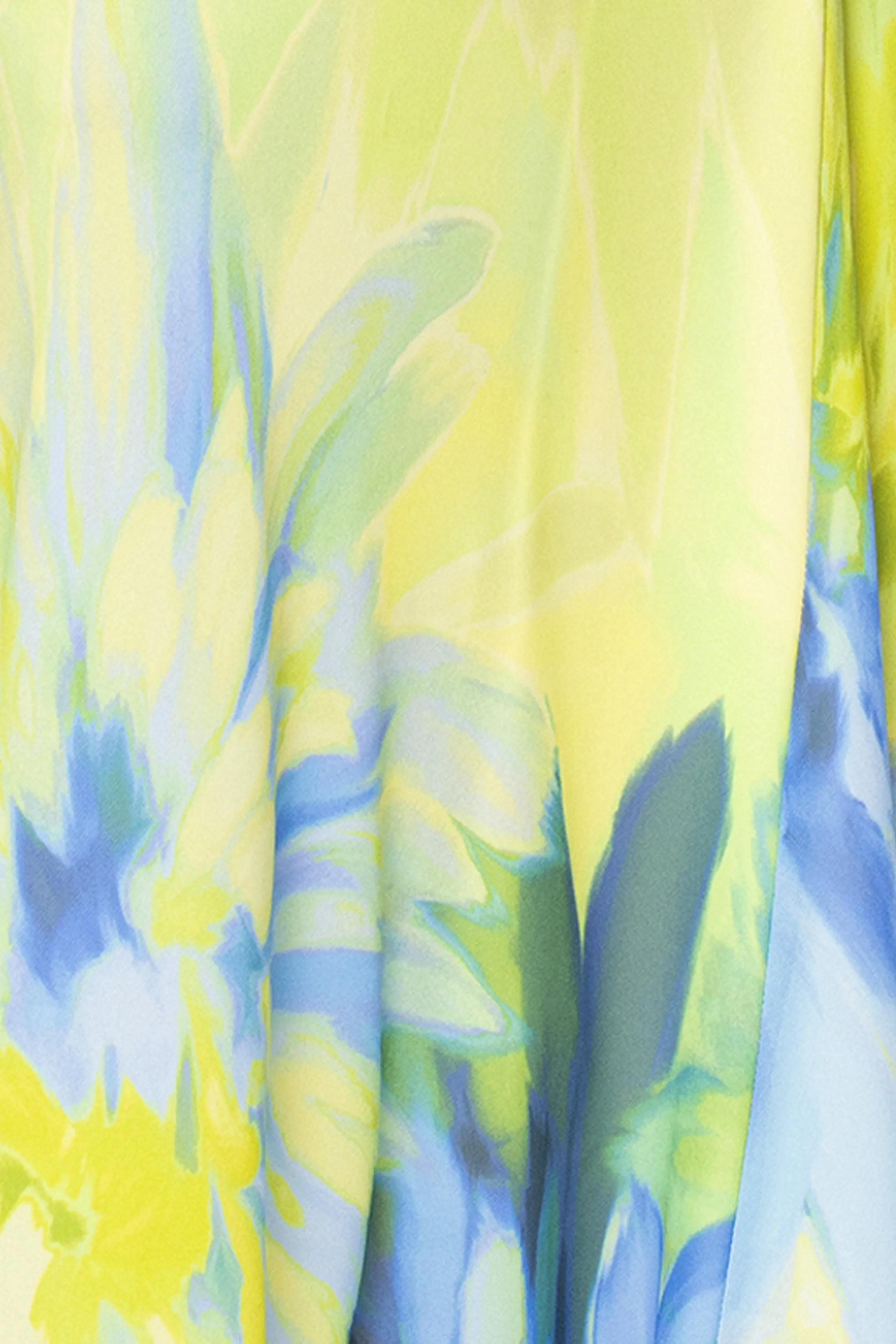 "Isabel" Print Chiffon Cowl Neck Floor Length Dress sold by Betsy & Adam product image thumbnail 5