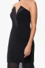 "Rosanna" Scuba Crepe and Chiffon Floor Length Tuxedo Dress sold by Betsy & Adam