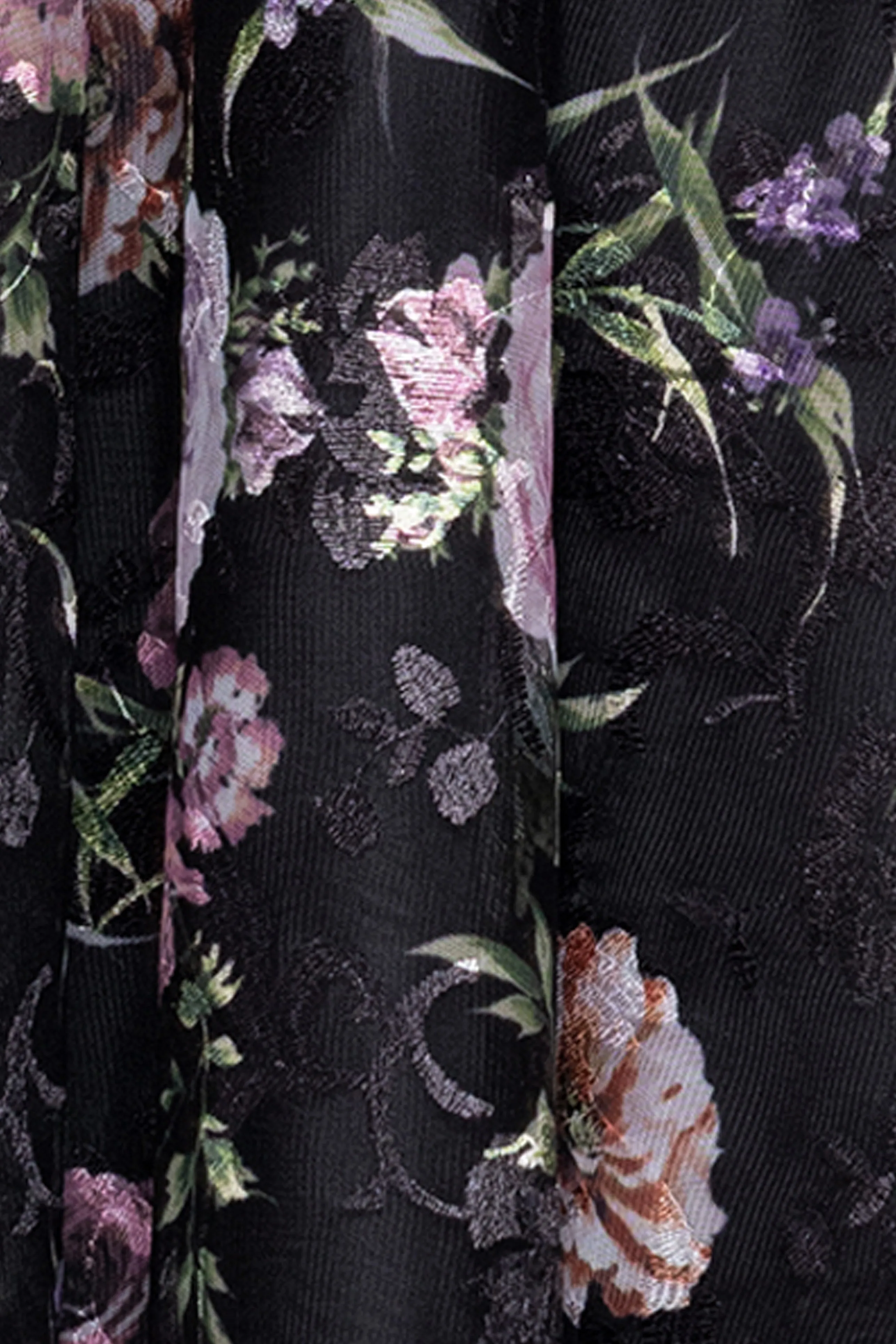 "Colleen" Print Mesh Spaghetti Strap Midi Dress sold by Betsy & Adam product image thumbnail 5