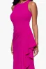 "Nicki" Scuba Crepe High Low Rouched Dress sold by Betsy & Adam