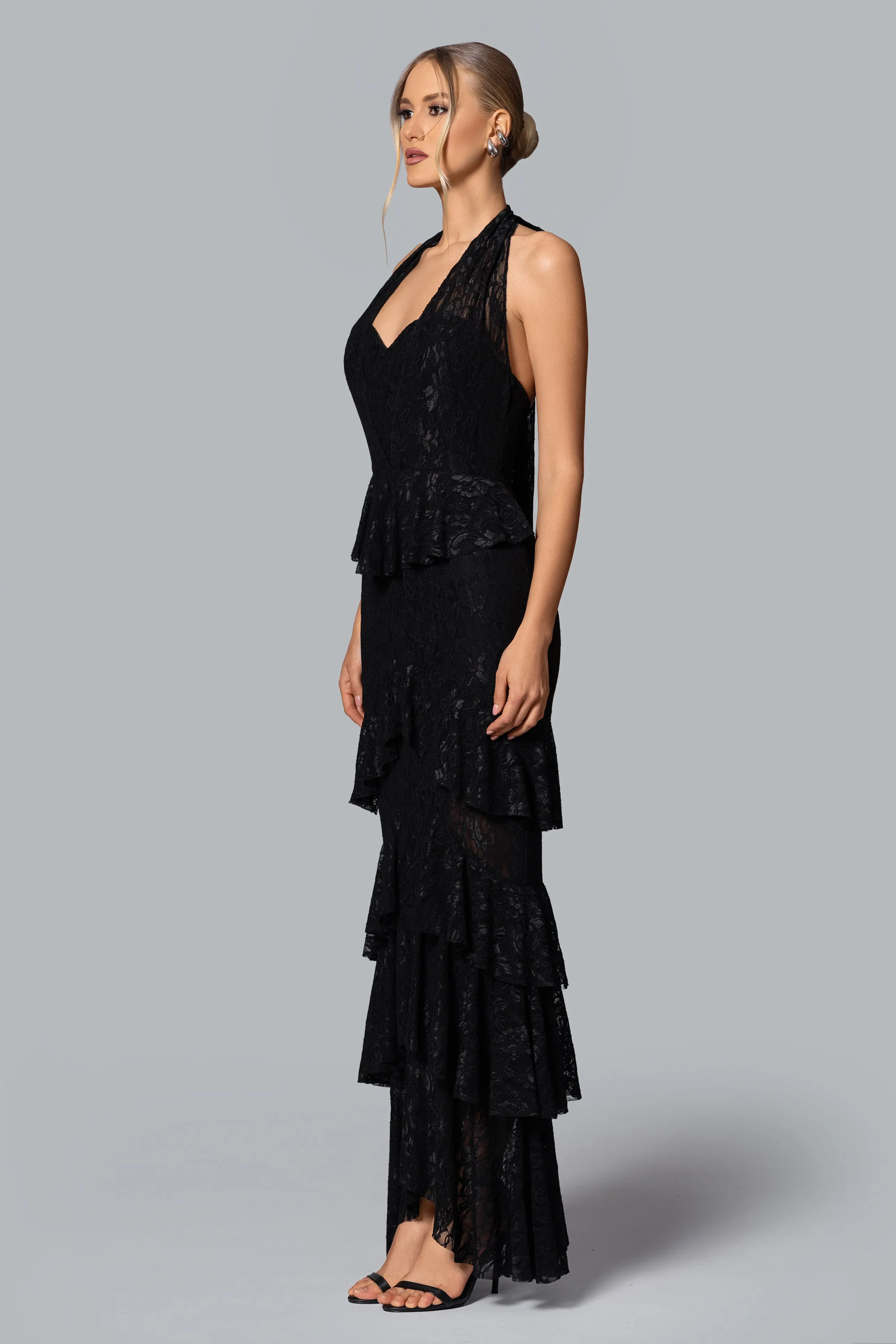 GHRAIL "Lilliana" Lace Gown sold by Betsy & Adam product image thumbnail 5