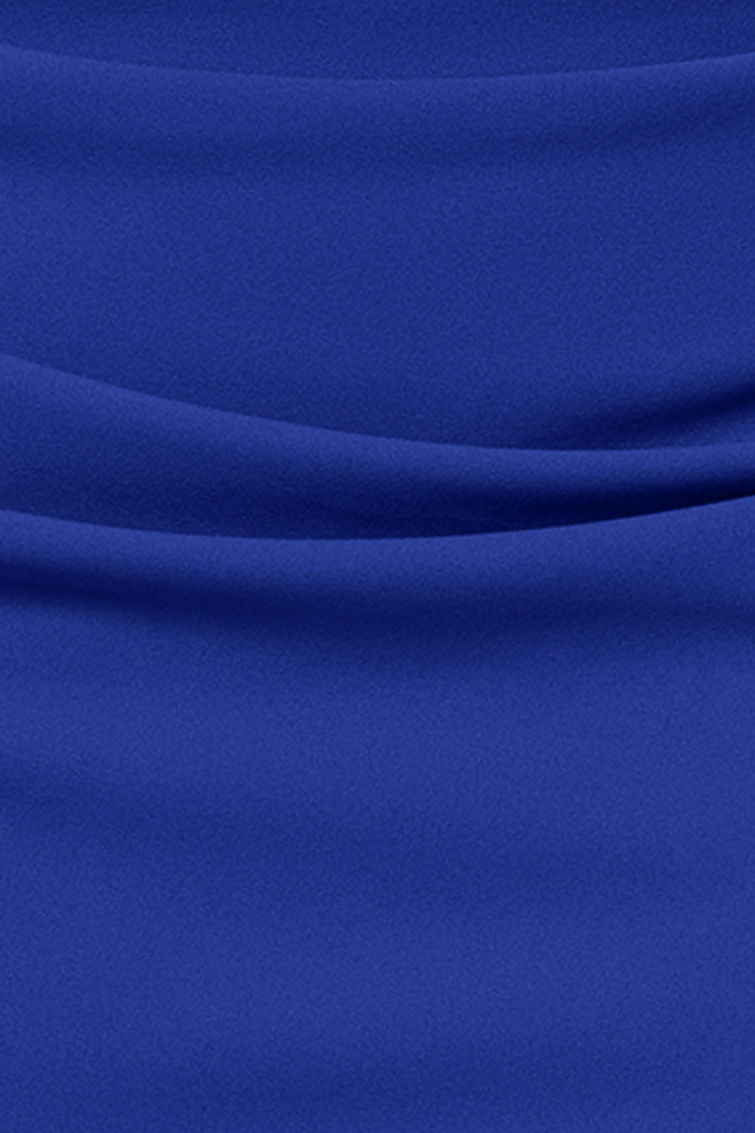 "Belinda" Scuba Crepe Drop Shoulder Satin Banded Neckline Floor Length Dress sold by Betsy & Adam product image thumbnail 5