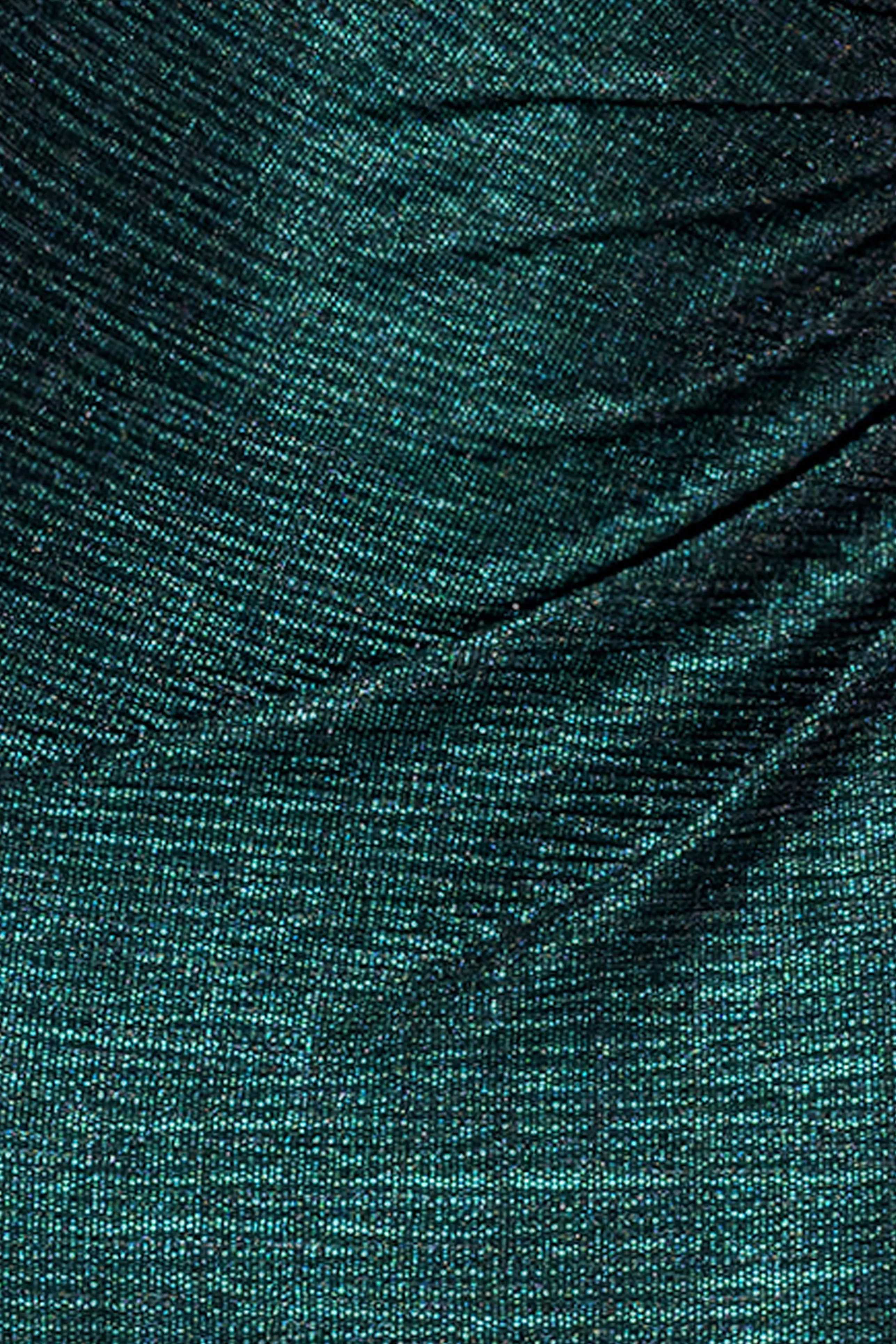 "Jayline" Crinkle Metallic Long Sleeve Floor Length Dress sold by Betsy & Adam product image thumbnail 5