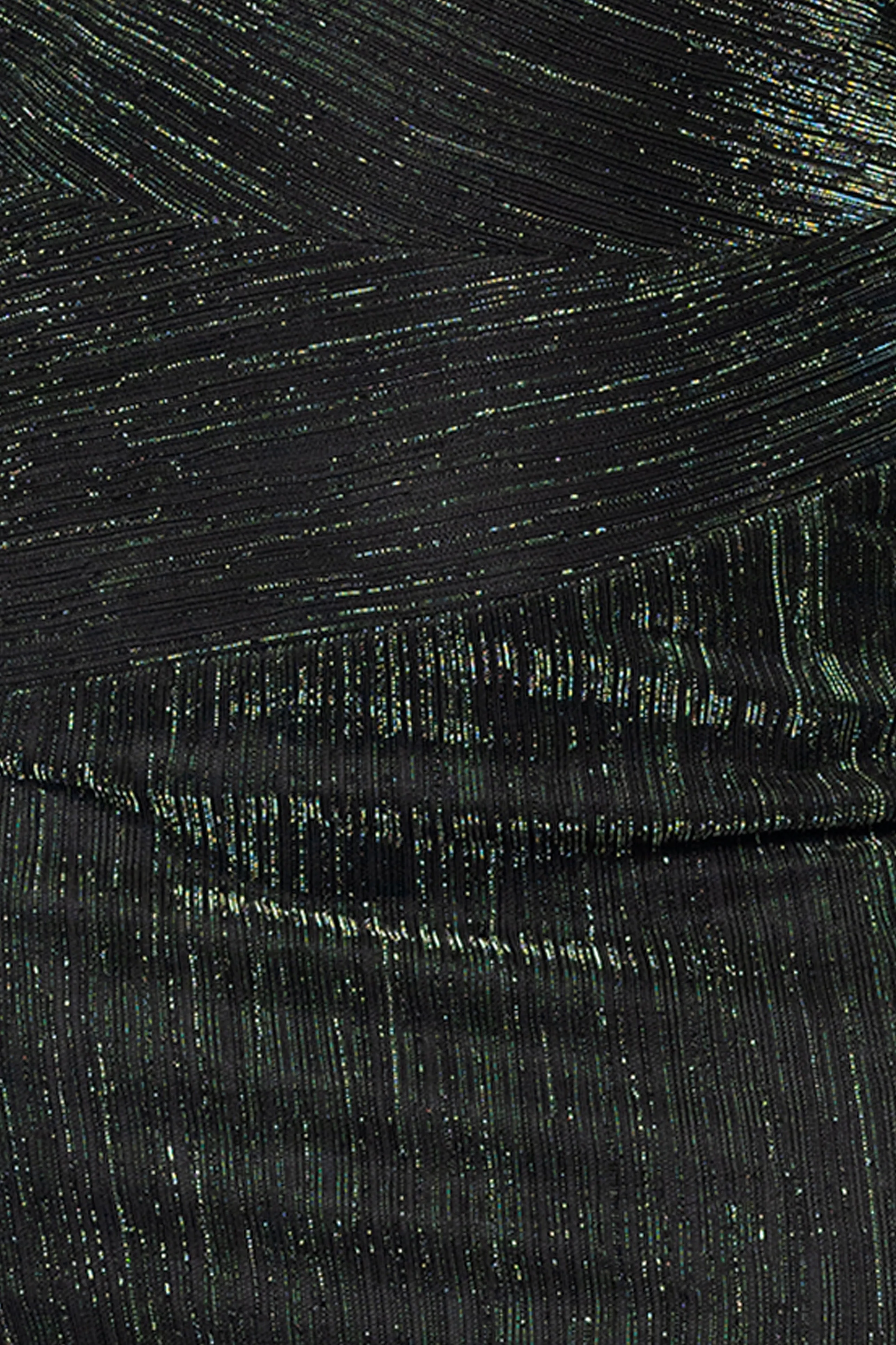 Plus "Siobhan" Long Metallic Long Sleeve Asymmetrical Neckline Dress sold by Betsy & Adam product image thumbnail 5