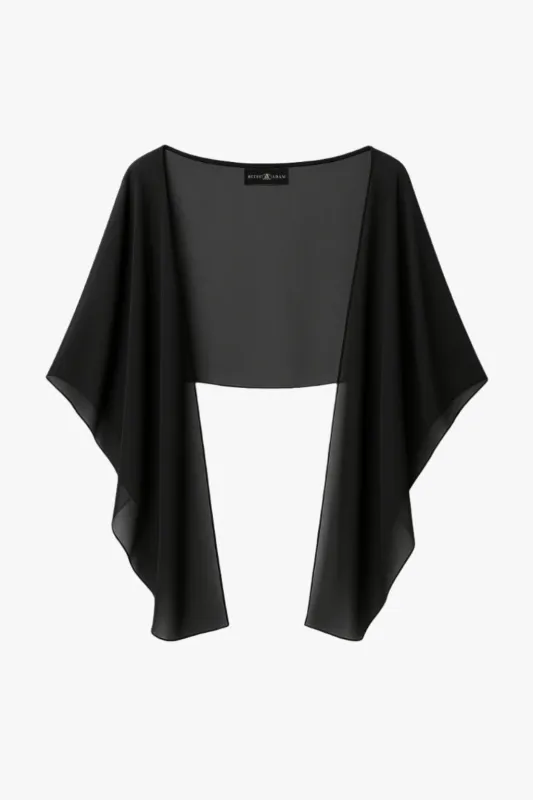 "Bernadette" Chiffon Shawl Wrap sold by Betsy & Adam