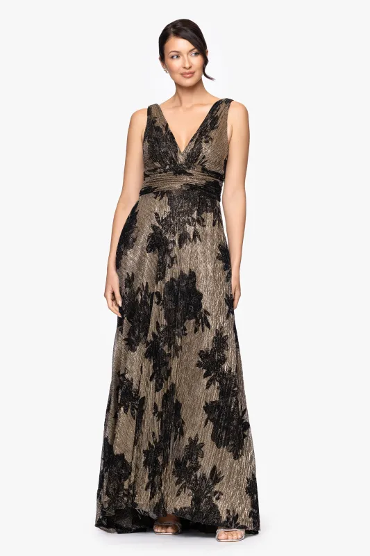 "Bliss" Long Crinkle Galaxy Flowy Dress sold by Betsy & Adam