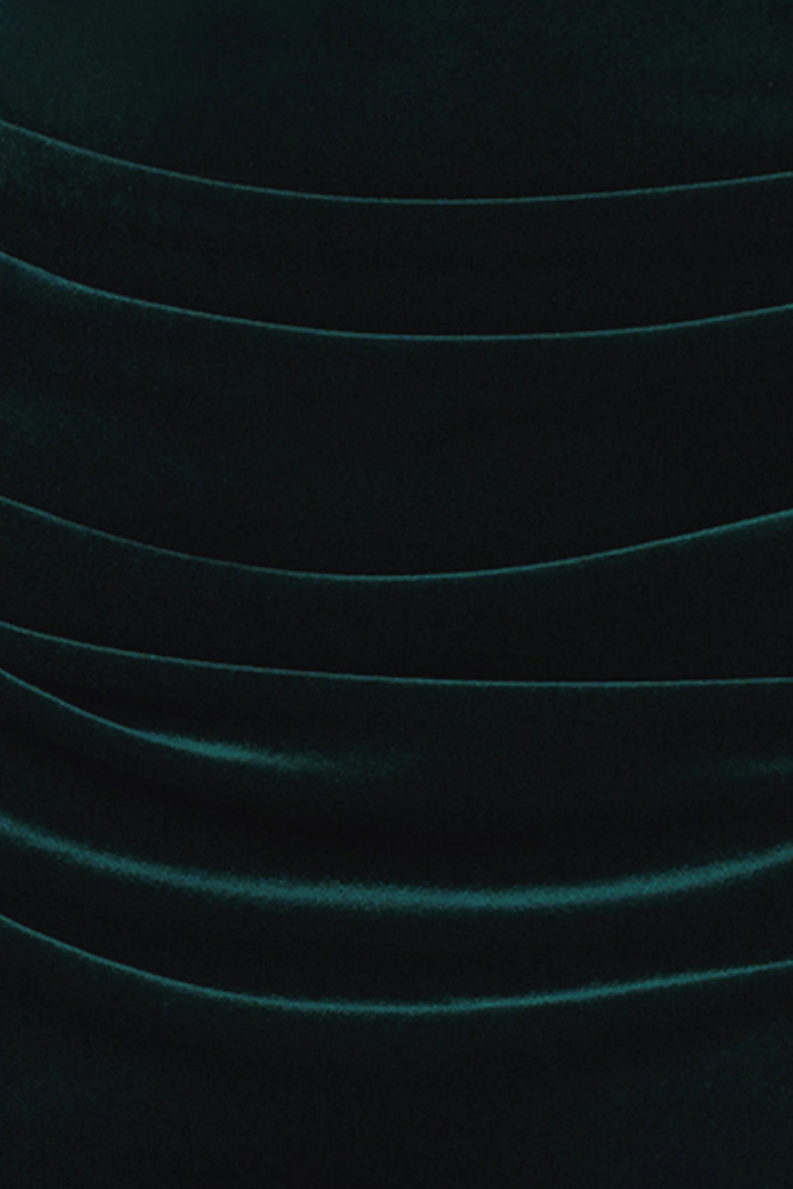 "Joyce" Velvet Drop Shoulder Satin Banded Neckline Floor Length Dress sold by Betsy & Adam product image thumbnail 5