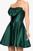 "Paris" Satin Strapless Bow Short Dress sold by Betsy & Adam