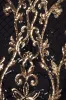Petite "Nara" Long Sleeve Sequin Placement Gown sold by Betsy & Adam