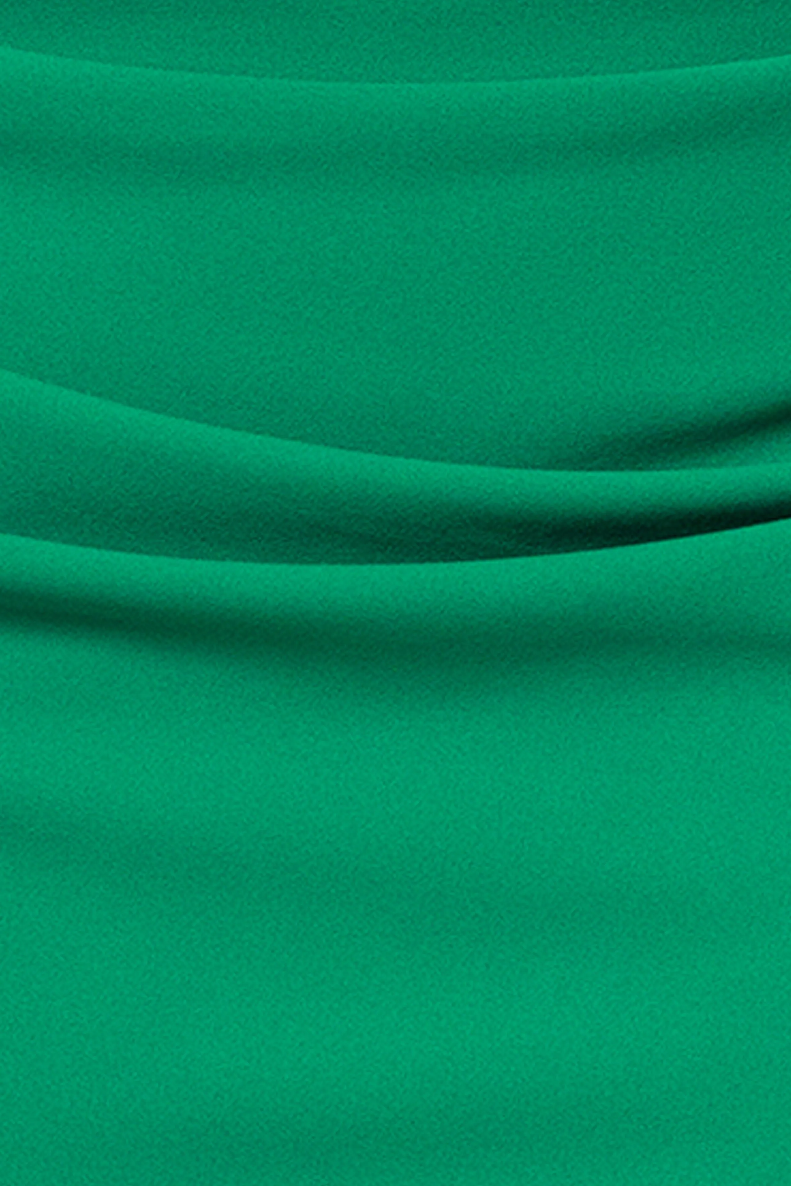 "Belinda" Scuba Crepe Drop Shoulder Satin Banded Neckline Floor Length Dress sold by Betsy & Adam product image thumbnail 5