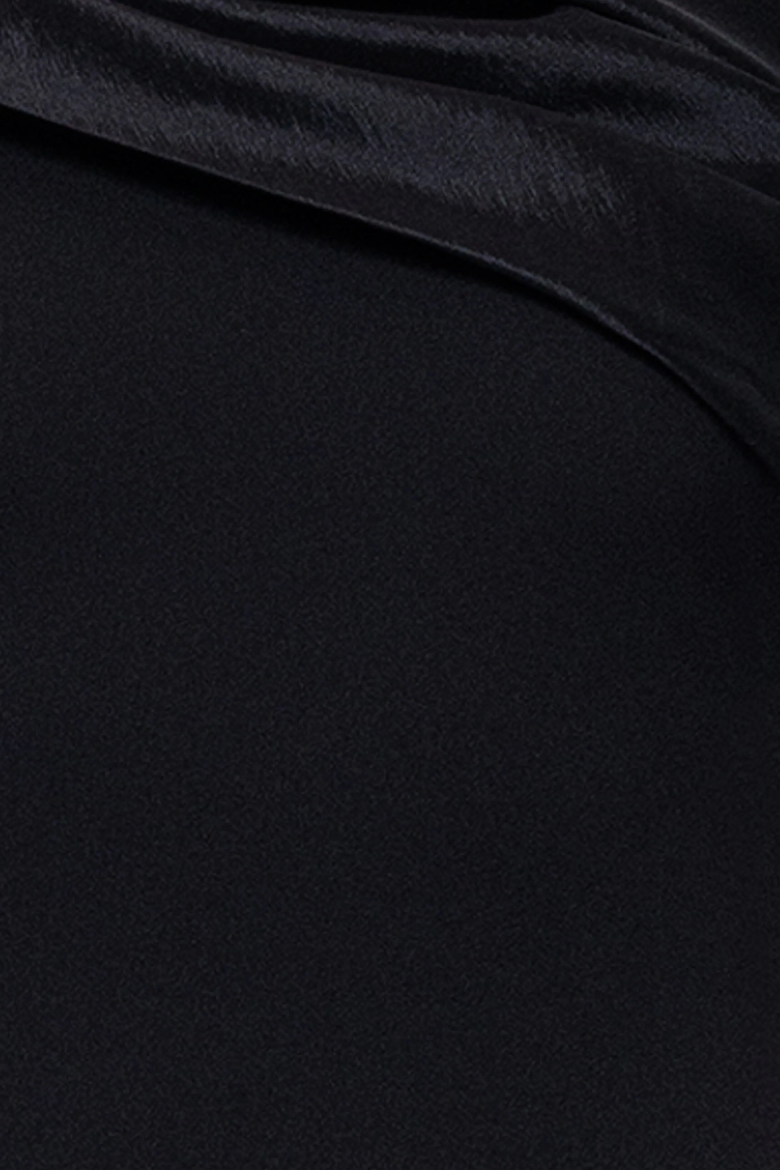 "Michelle" Scuba Crepe Off the Shouler Taffeta Trim Floor Length Dress sold by Betsy & Adam product image thumbnail 5