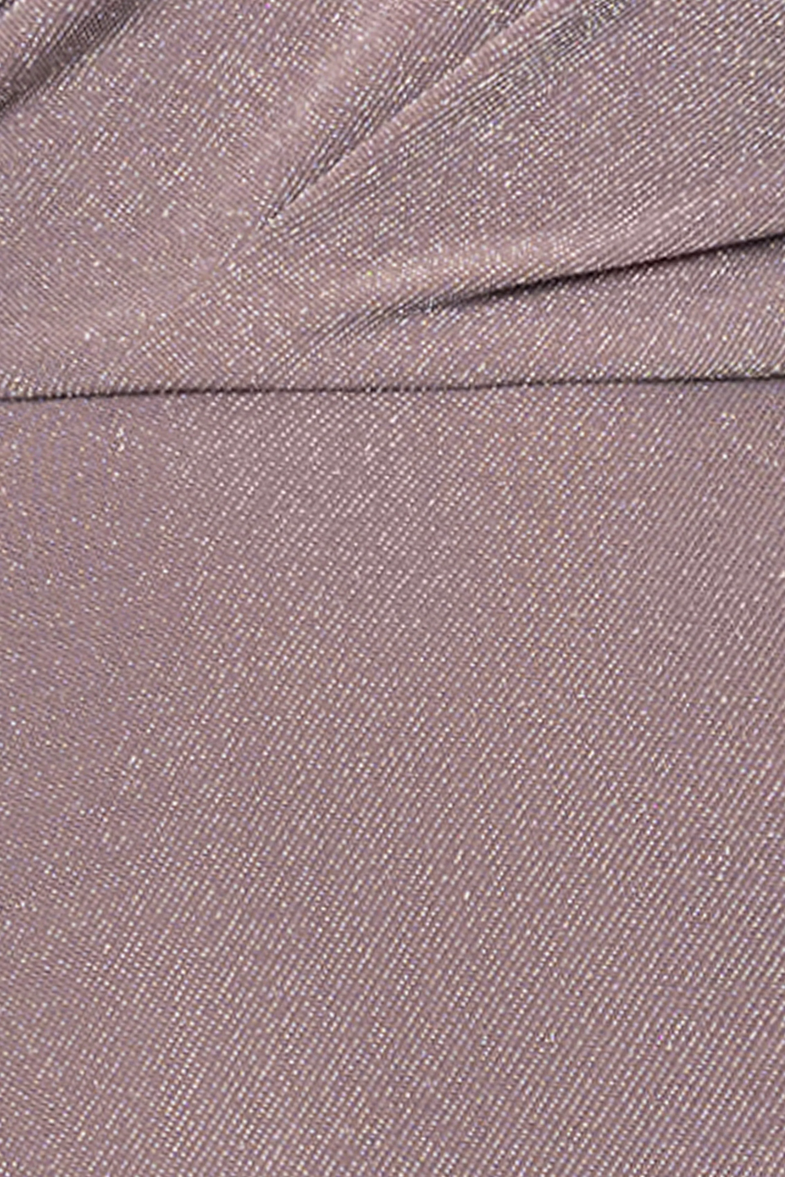 "Trina" Metallic Knit Drop Shoulder Floor Length Dress sold by Betsy & Adam product image thumbnail 5