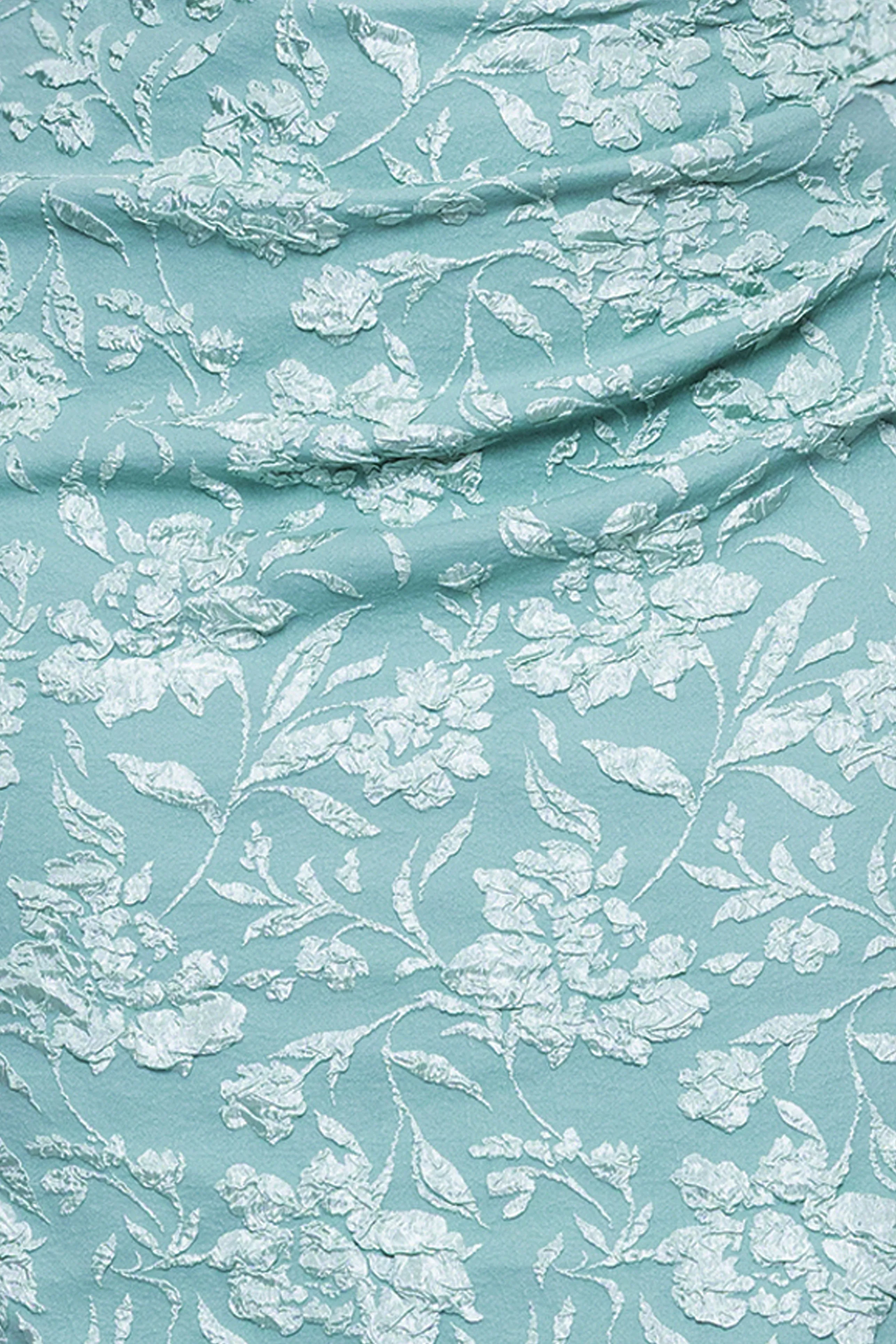 "April" Jacquard Off the Shoulder Floor Length Dress sold by Betsy & Adam product image thumbnail 5