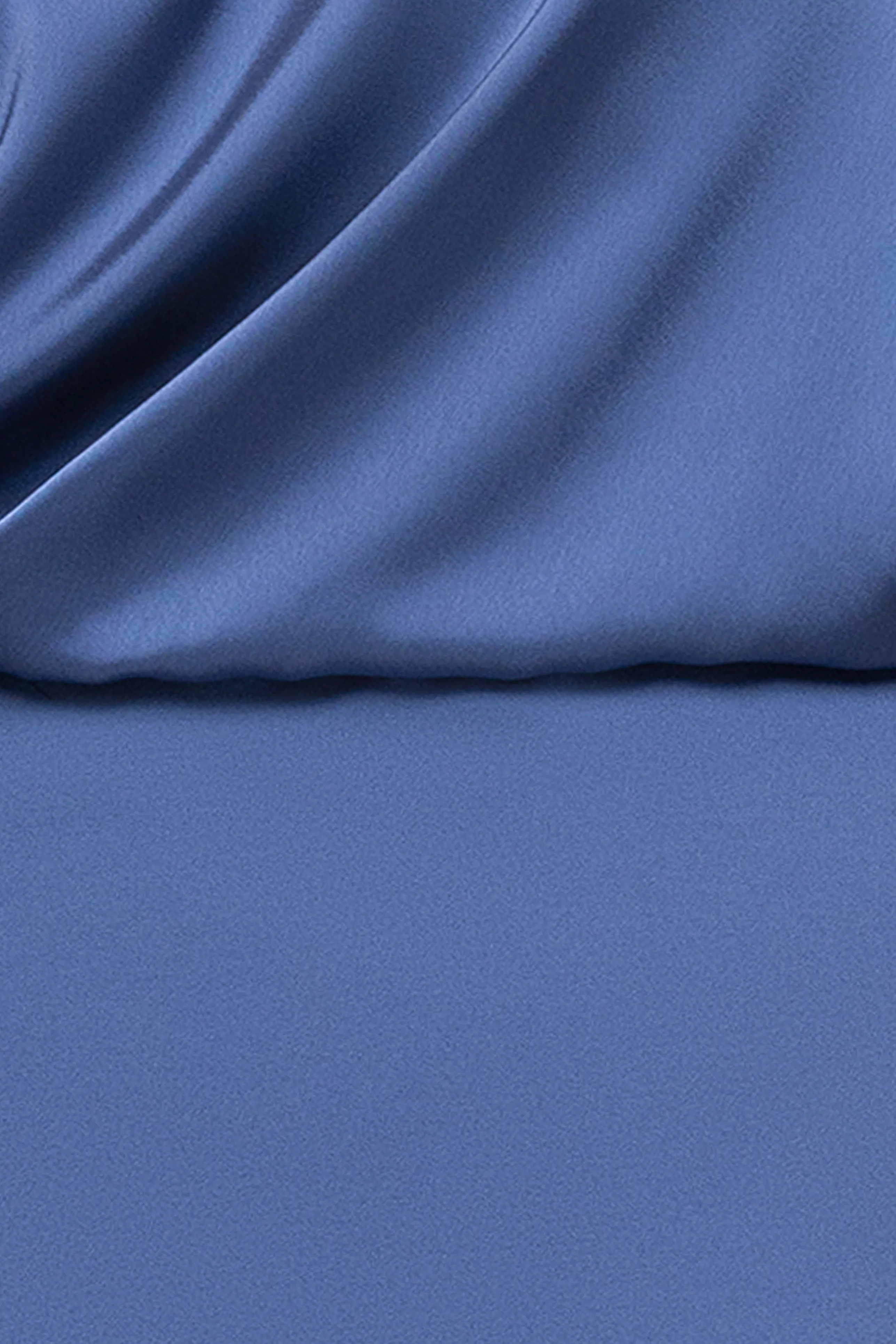 Plus "Ana" Scuba Crepe Satin Drop Shoulder Floor Length Dress sold by Betsy & Adam product image thumbnail 5