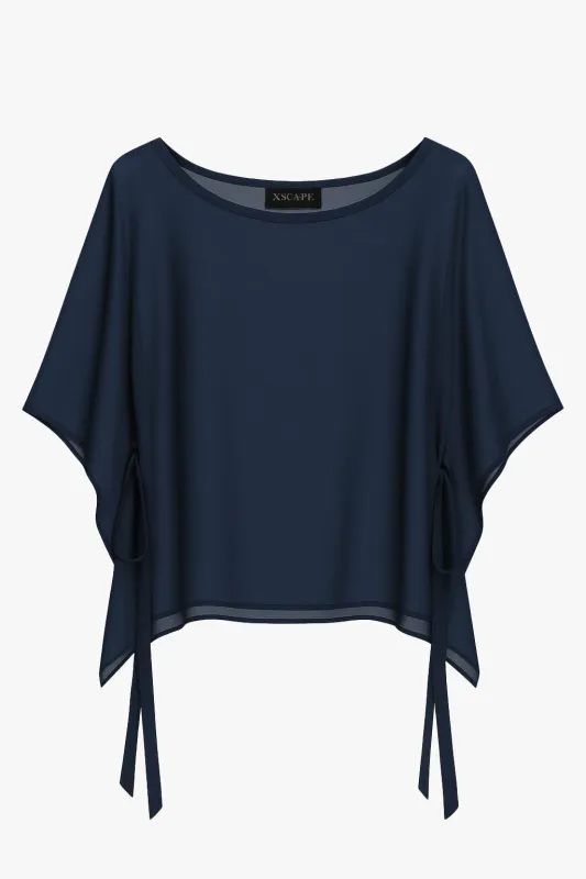 "Demi" Chiffon Pullover Shawl Wrap sold by Betsy & Adam