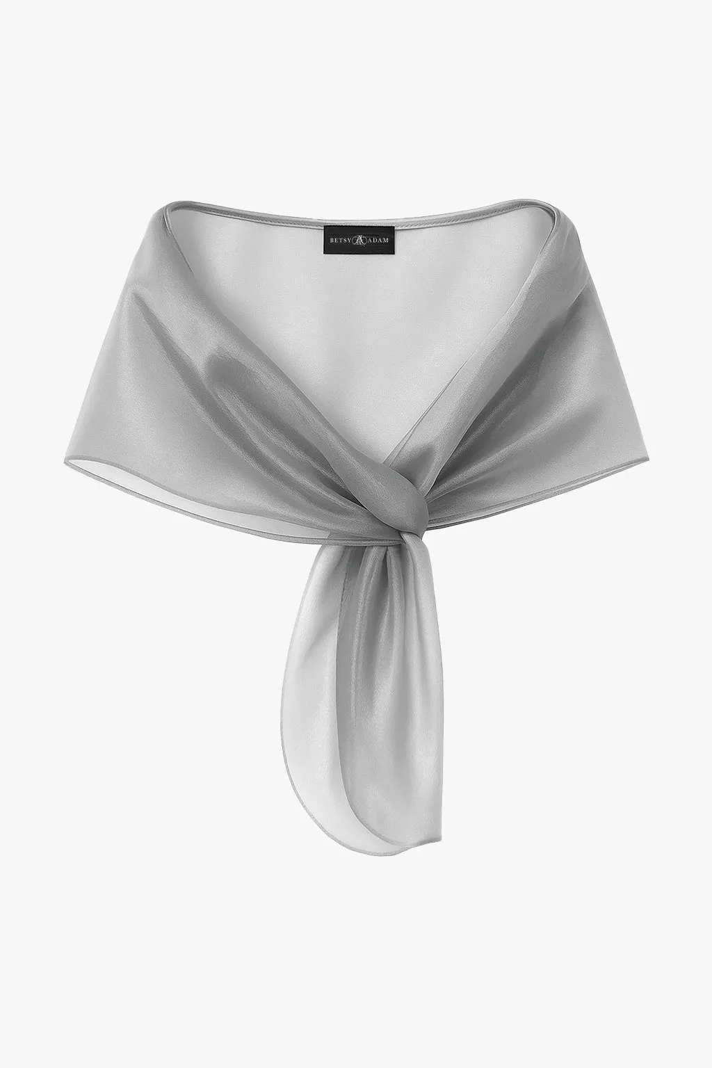 "Joan" Pull Through Organza Shawl Wrap sold by Betsy & Adam product image thumbnail 3
