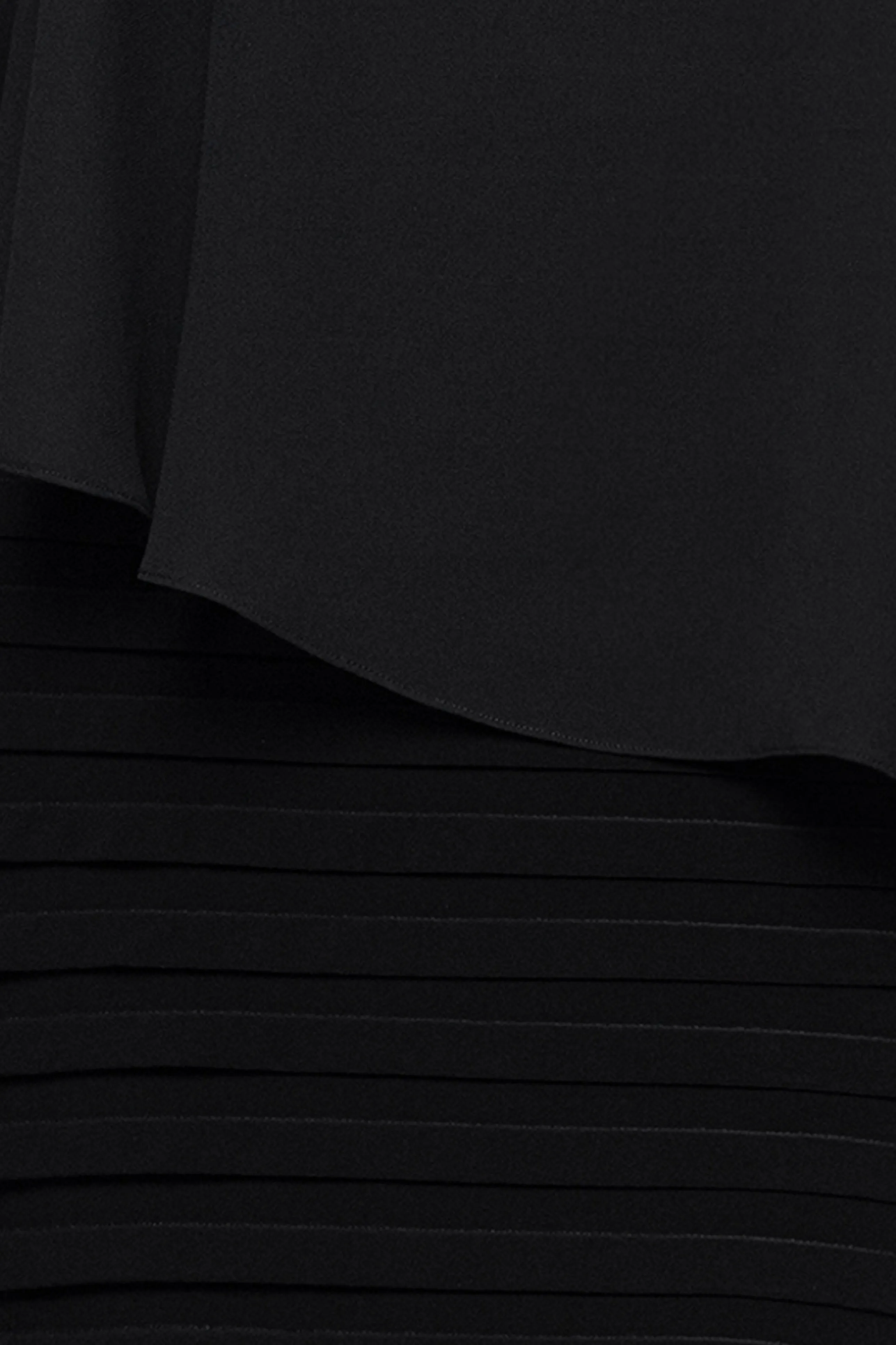 Plus "Charlotte" Short Chiffon Cape Scuba Crepe Shutter Dress sold by Betsy & Adam product image thumbnail 5