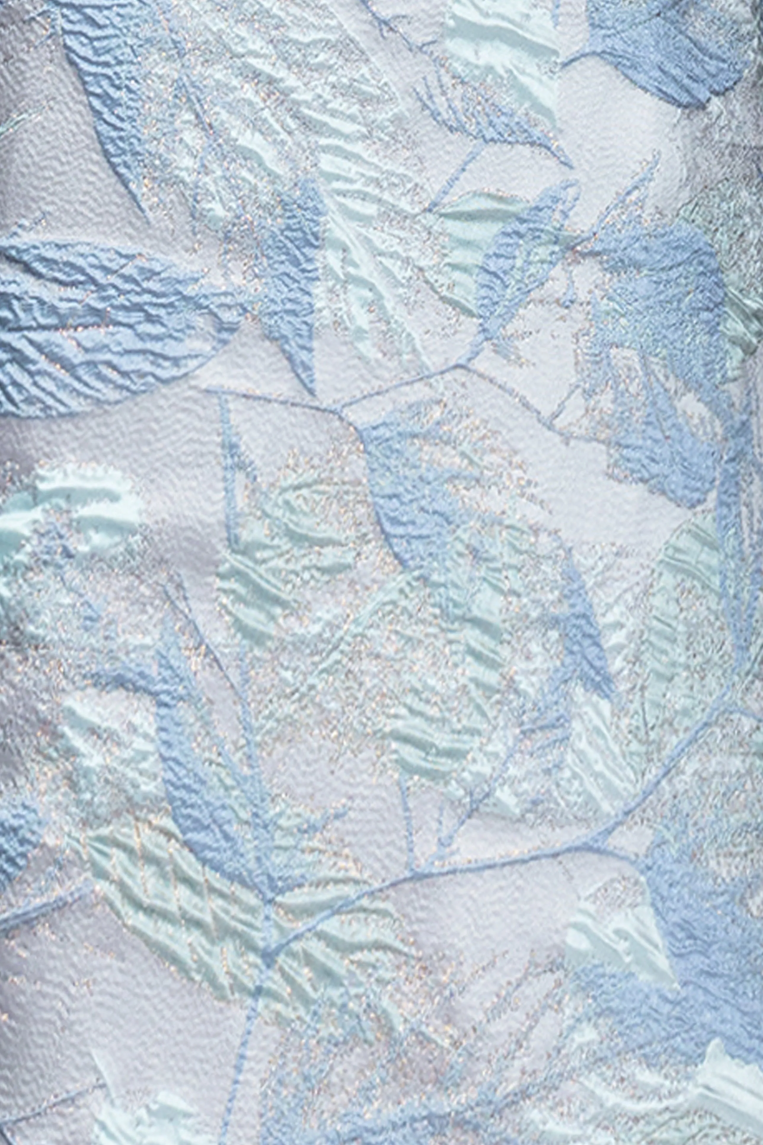 "Schena" Brocade Halter Neck Floor Length Dress sold by Betsy & Adam product image thumbnail 5