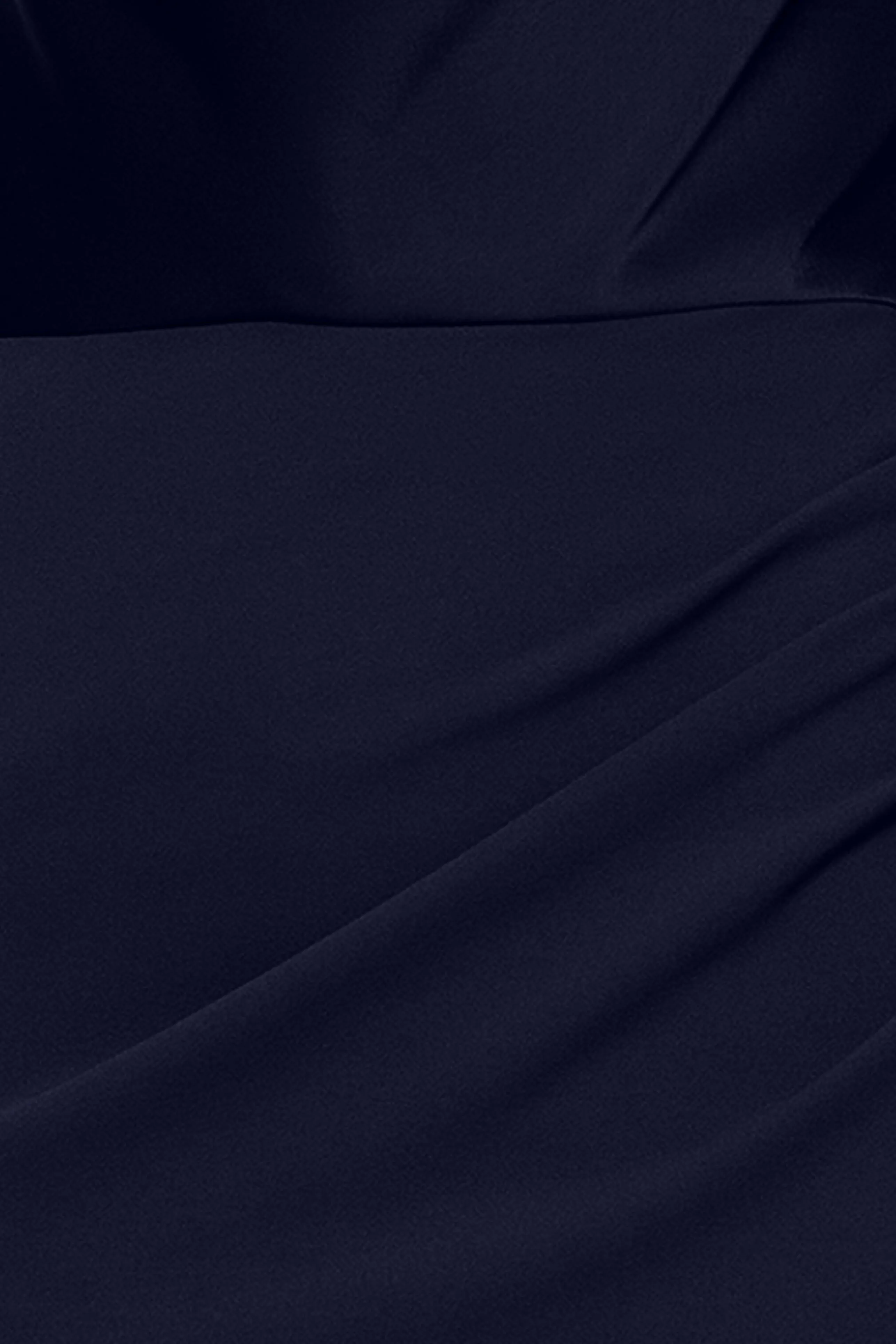 "Rinna" Scuba Crepe and Satin Cowl Neck Floor Length Dress sold by Betsy & Adam product image thumbnail 4