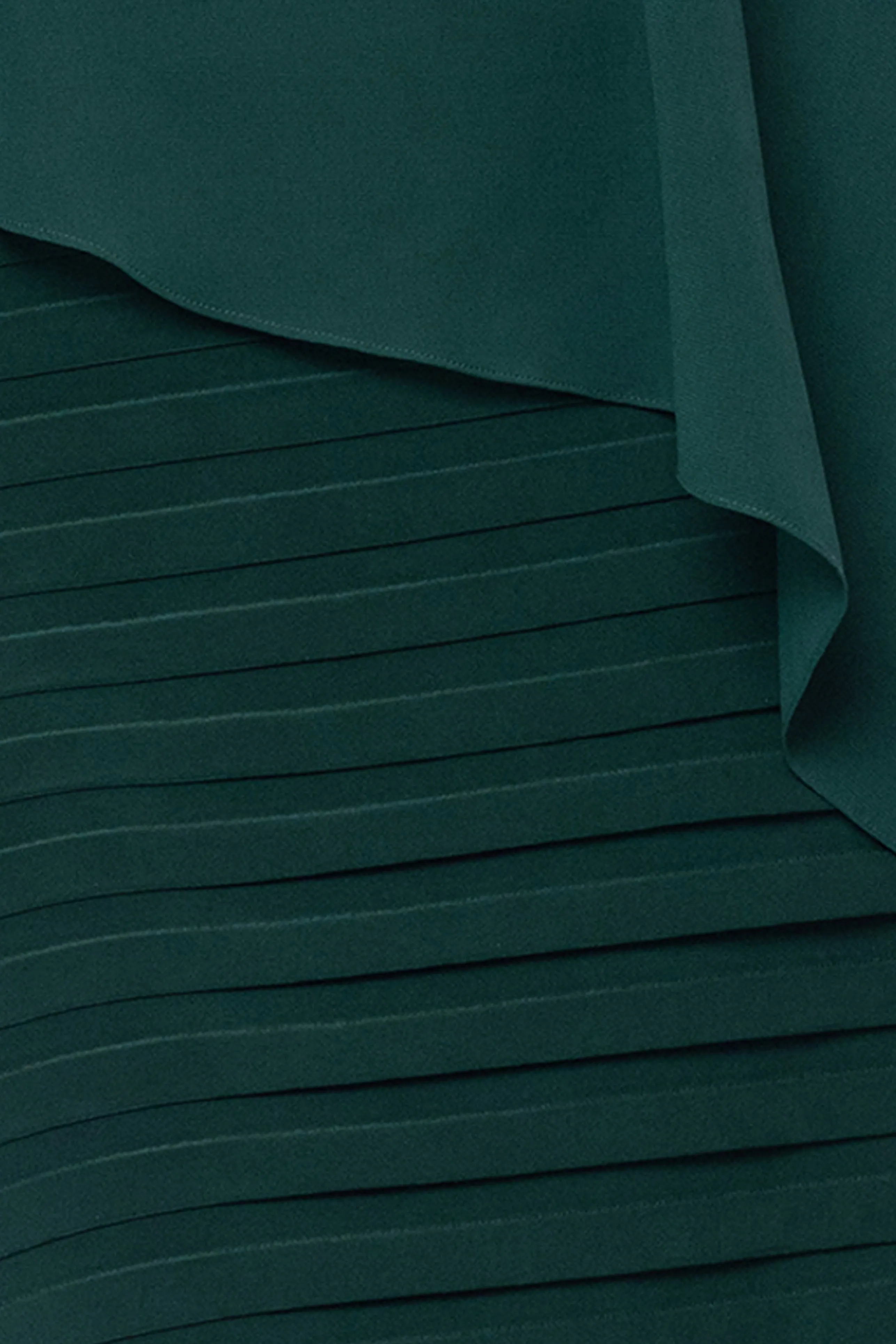 Plus "Charlotte" Short Chiffon Cape Scuba Crepe Shutter Dress sold by Betsy & Adam product image thumbnail 5