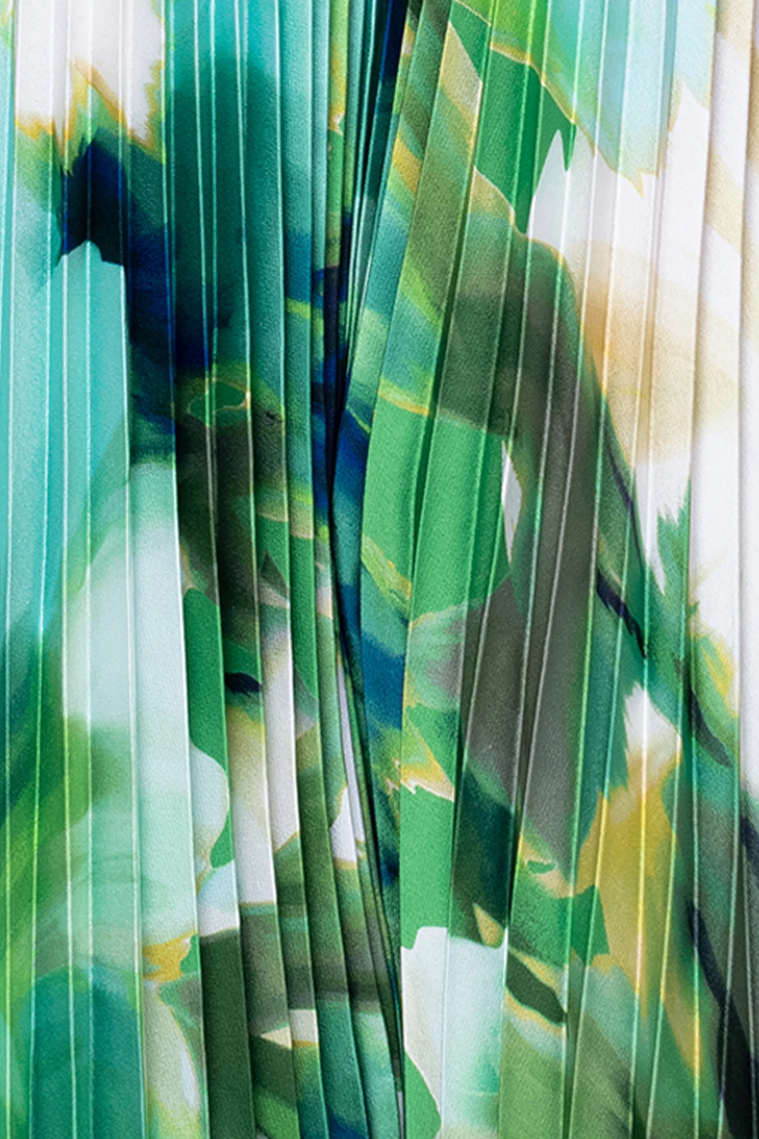 Petite "Brynn" Satin Cowl Neck Pleated Skirt Floor Length Dress sold by Betsy & Adam product image thumbnail 5