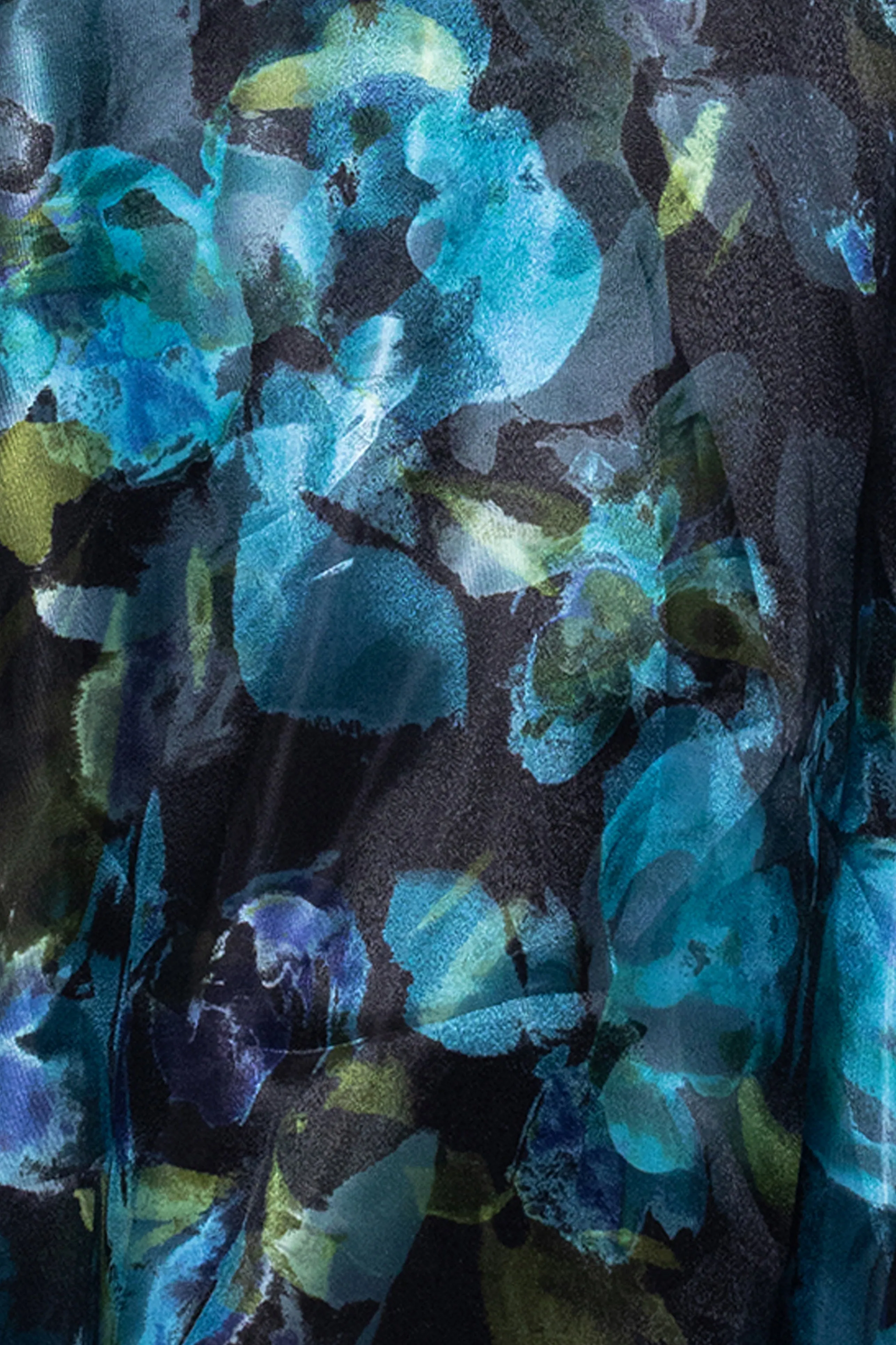 Plus "Tiffany" Organza Printed Off The Shoulder Floor Length Dress sold by Betsy & Adam product image thumbnail 3