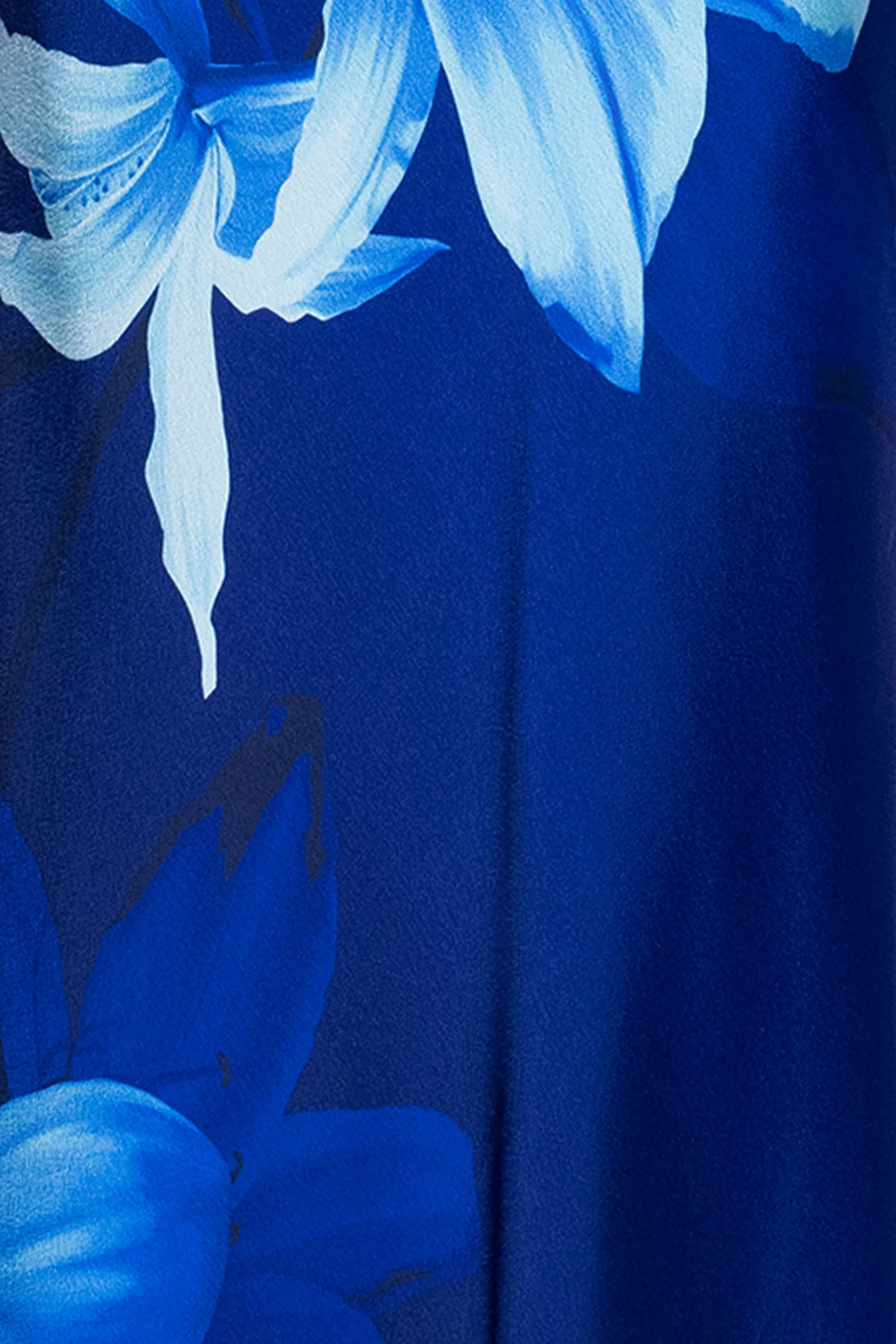 "Maya" Print Satin Halter Neck Floor Length Dress sold by Betsy & Adam product image thumbnail 5