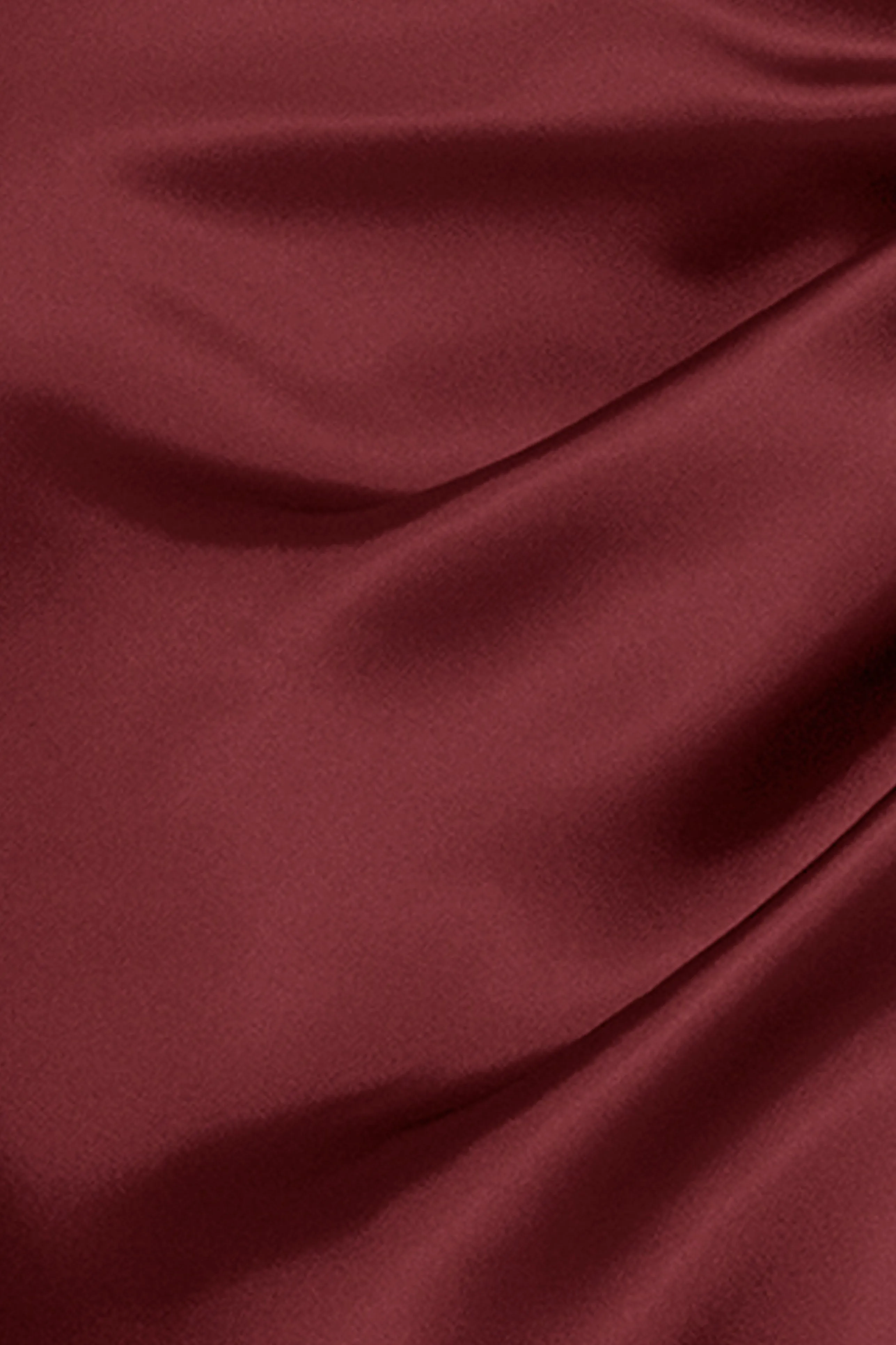 "Sofia" Satin Drop Shoulder Floor Length Dress sold by Betsy & Adam product image thumbnail 5