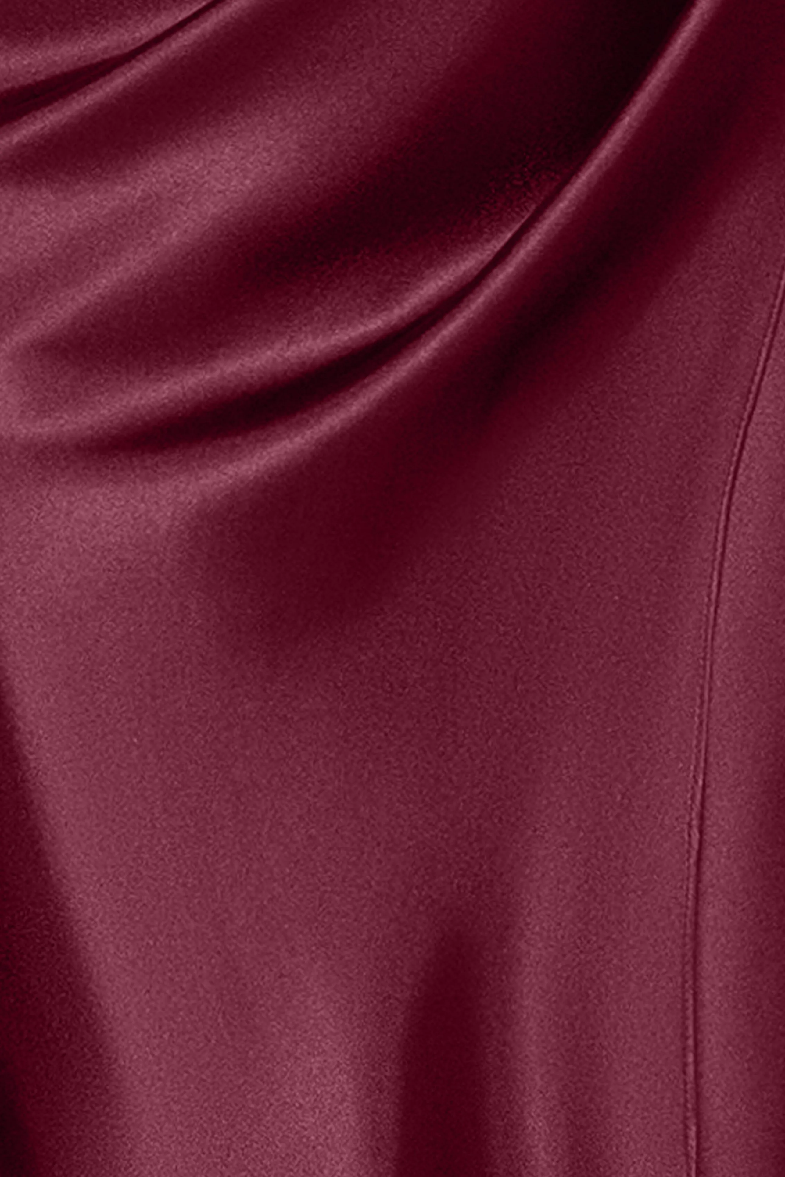 "Tara" Satin Tie Neck Floor Length Dress sold by Betsy & Adam product image thumbnail 5