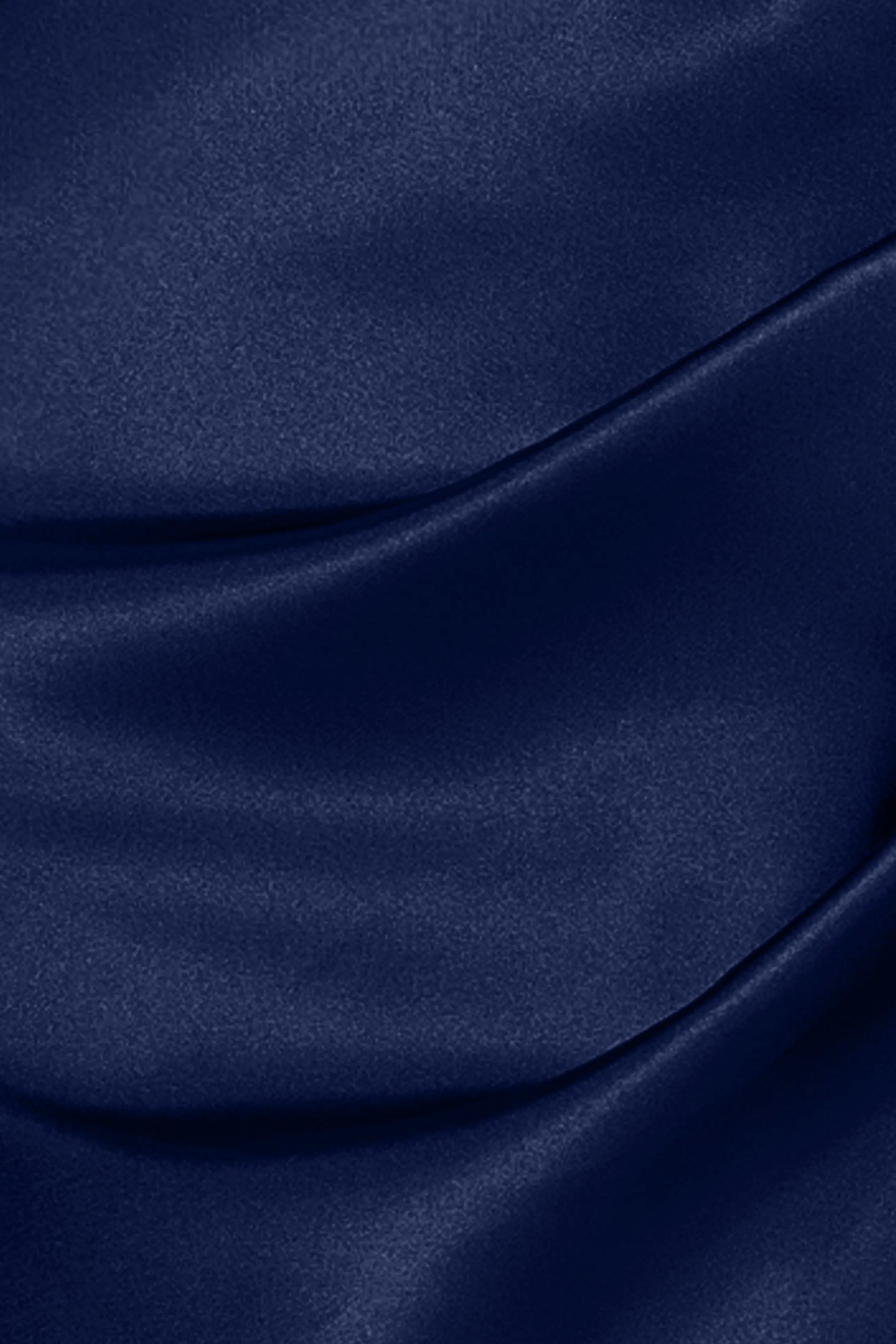 "Aria" Satin Droop Back Rouche Floor Length Dress sold by Betsy & Adam product image thumbnail 5