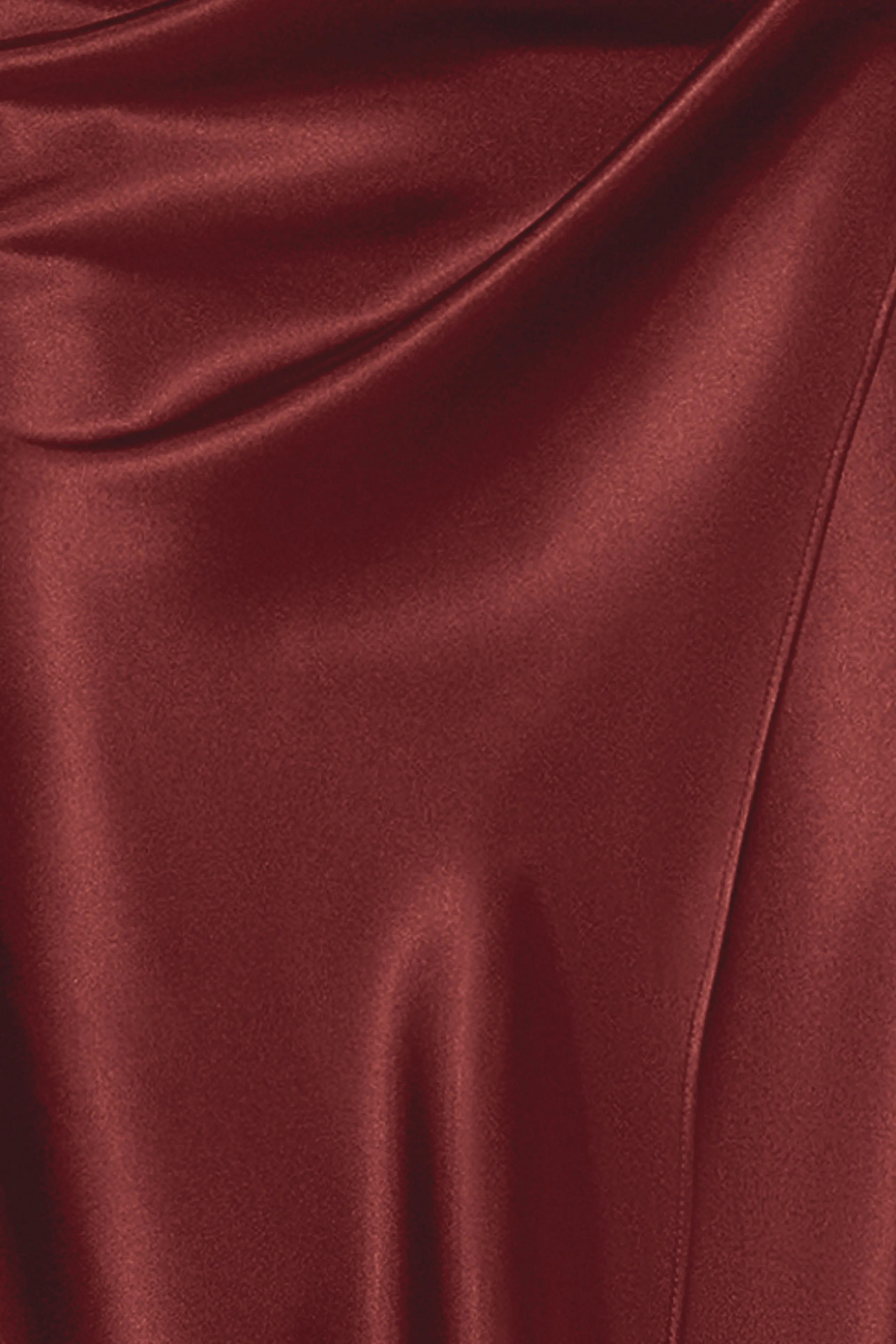"Tatum" Satin Cowl Mock Neck Floor Length Dress sold by Betsy & Adam product image thumbnail 5