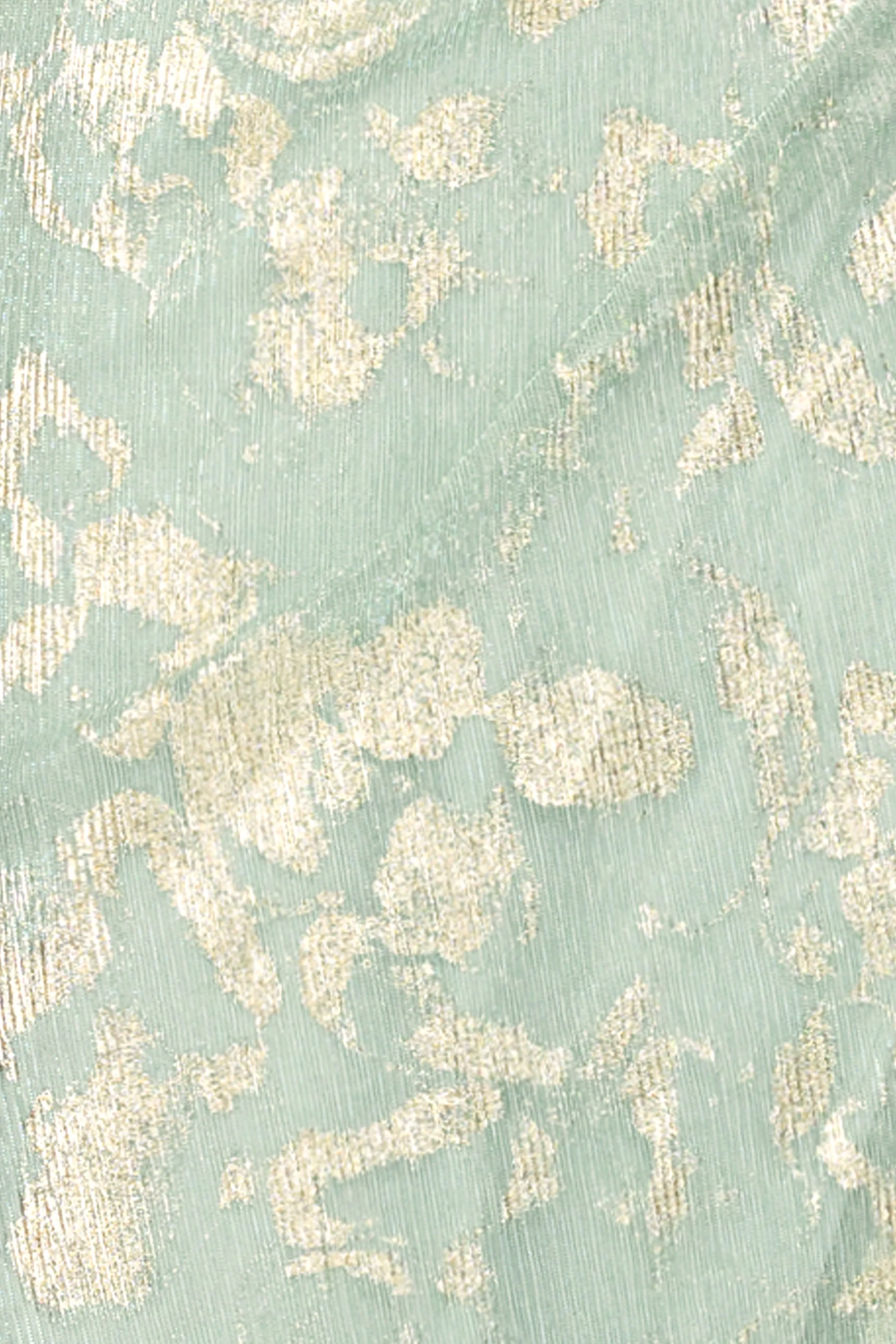 "Vivian" Foil Mesh Drape Neck Long Dress sold by Betsy & Adam product image thumbnail 5