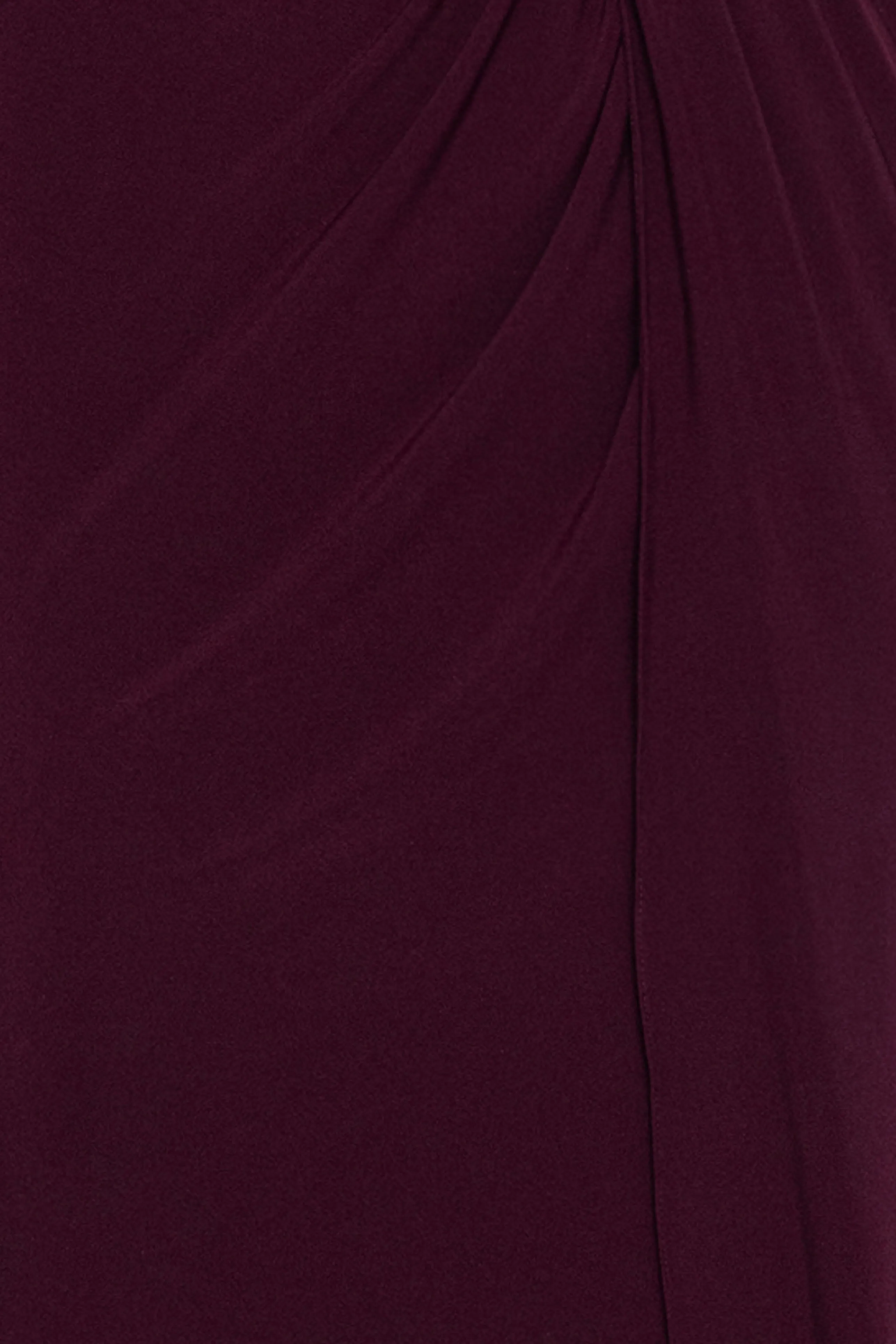 "Alma" Jersey Knit One Shoulder Rouching Long Dress sold by Betsy & Adam product image thumbnail 5