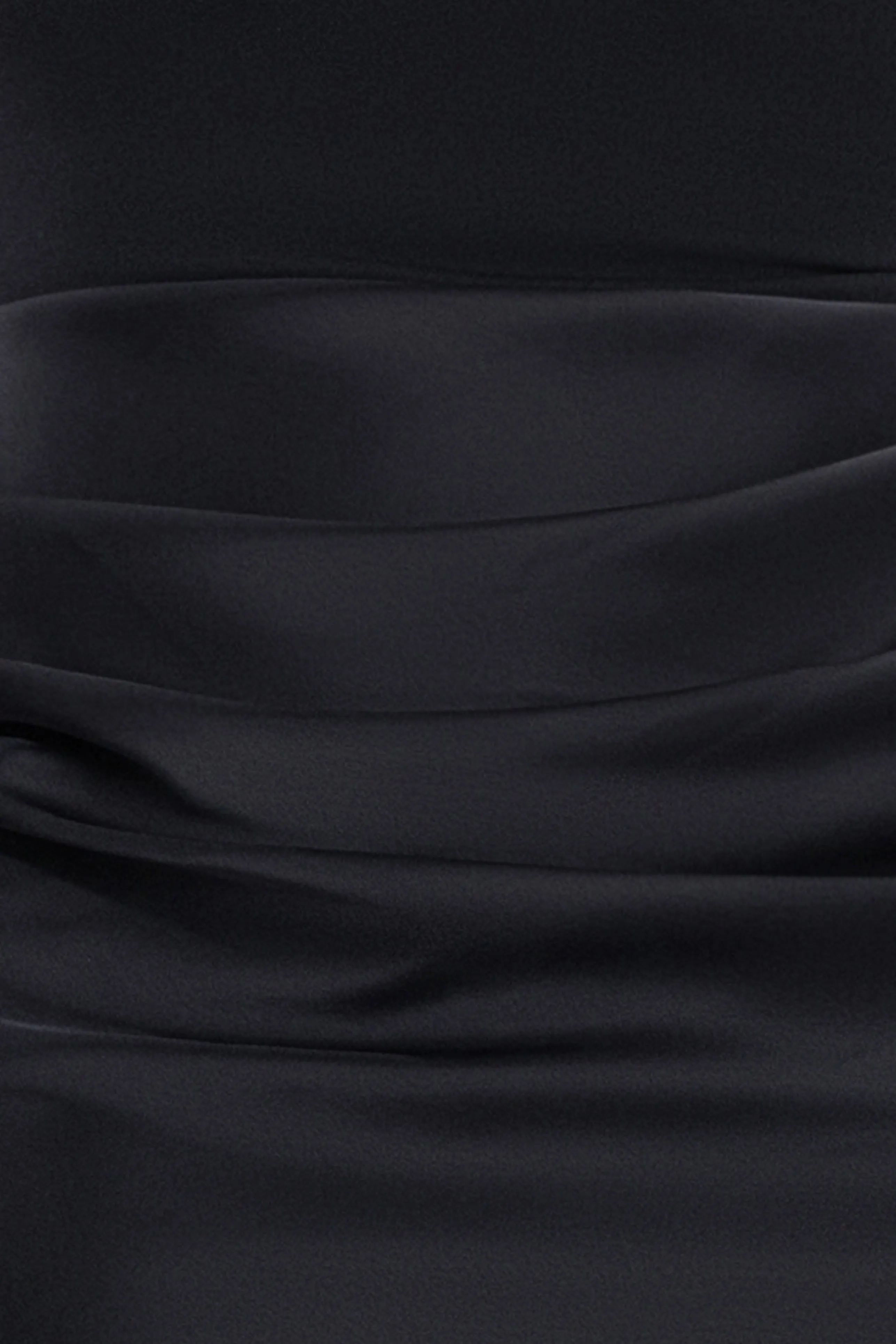 "Jamie" Double Satin Mock Neck Long Dress sold by Betsy & Adam product image thumbnail 5